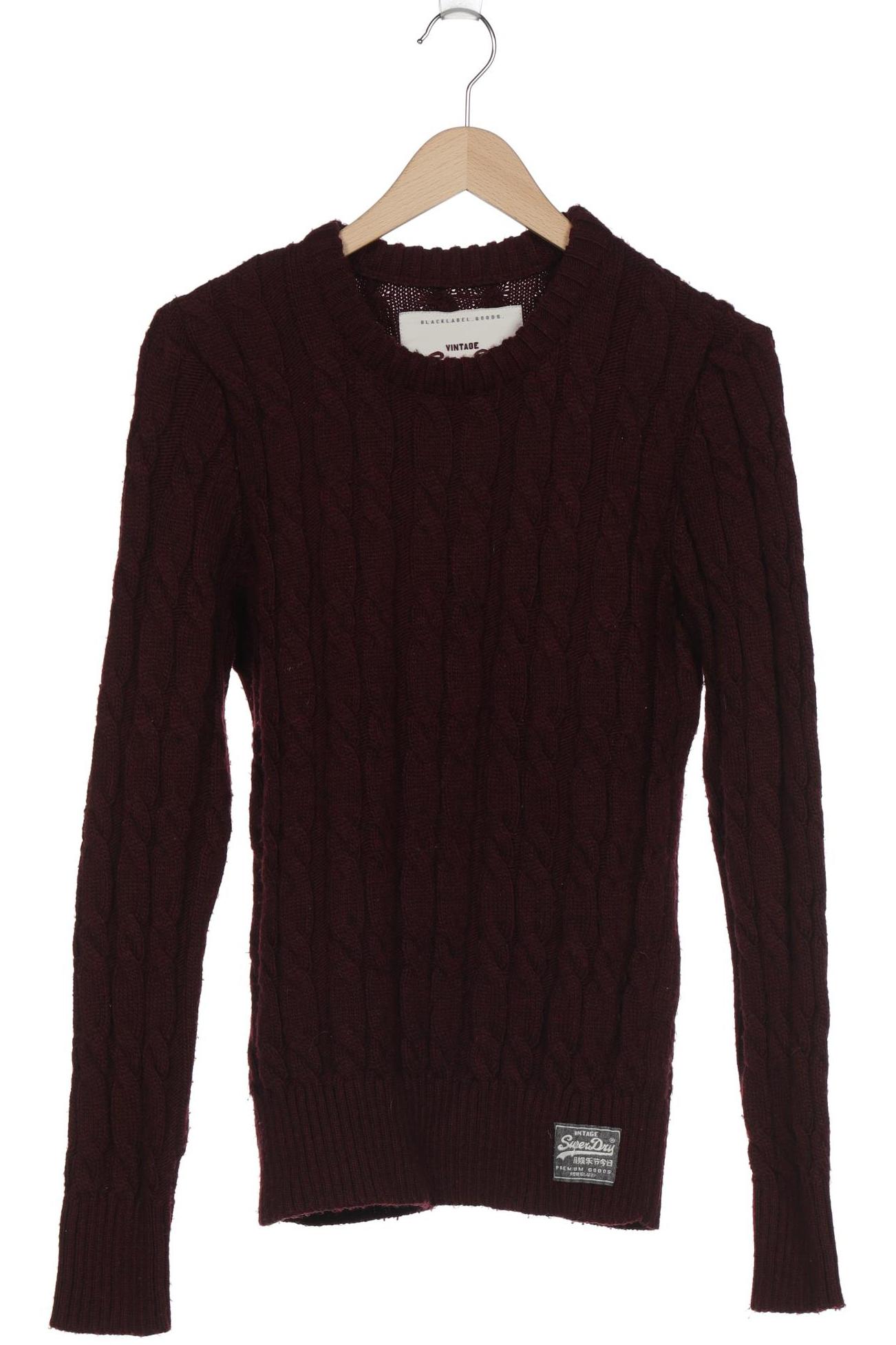 

Superdry Herren Pullover, bordeaux, Gr. 52
