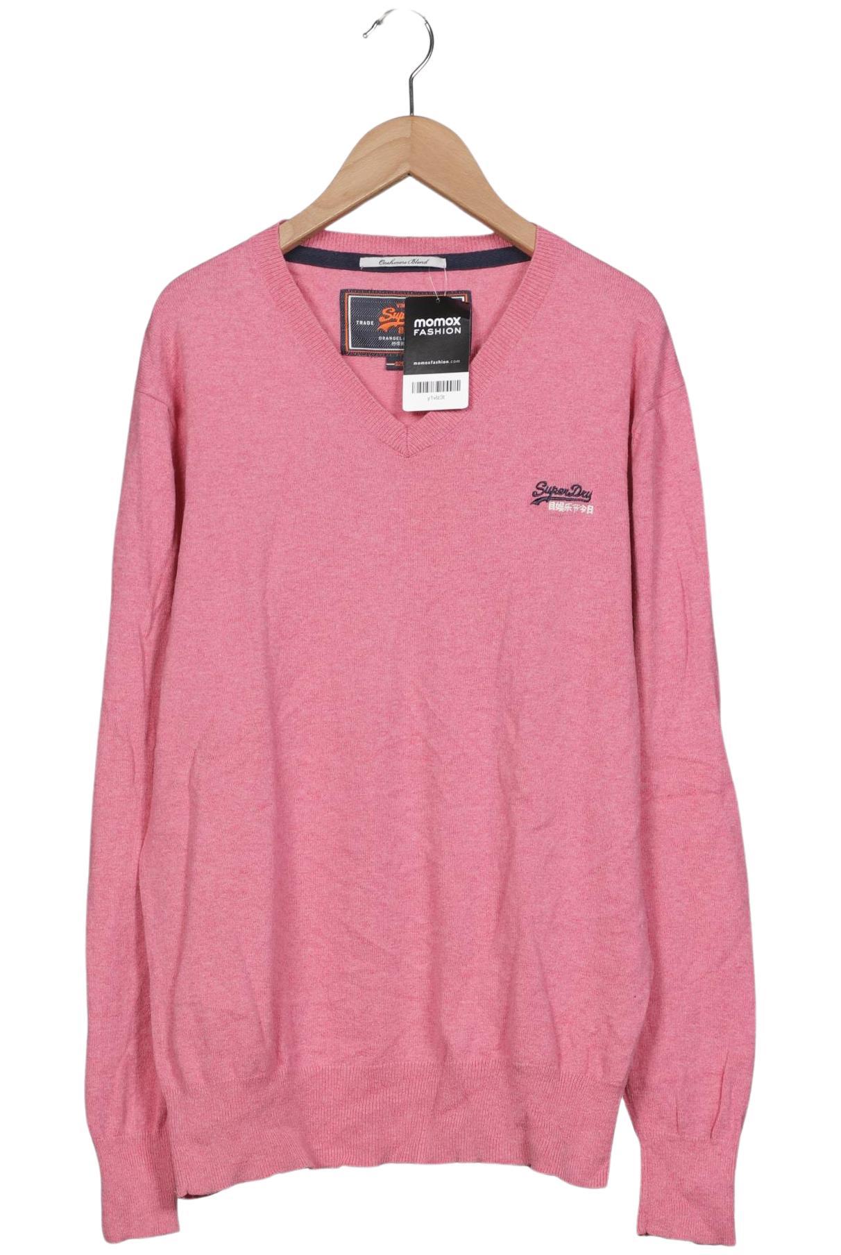 

Superdry Herren Pullover, pink, Gr. 52