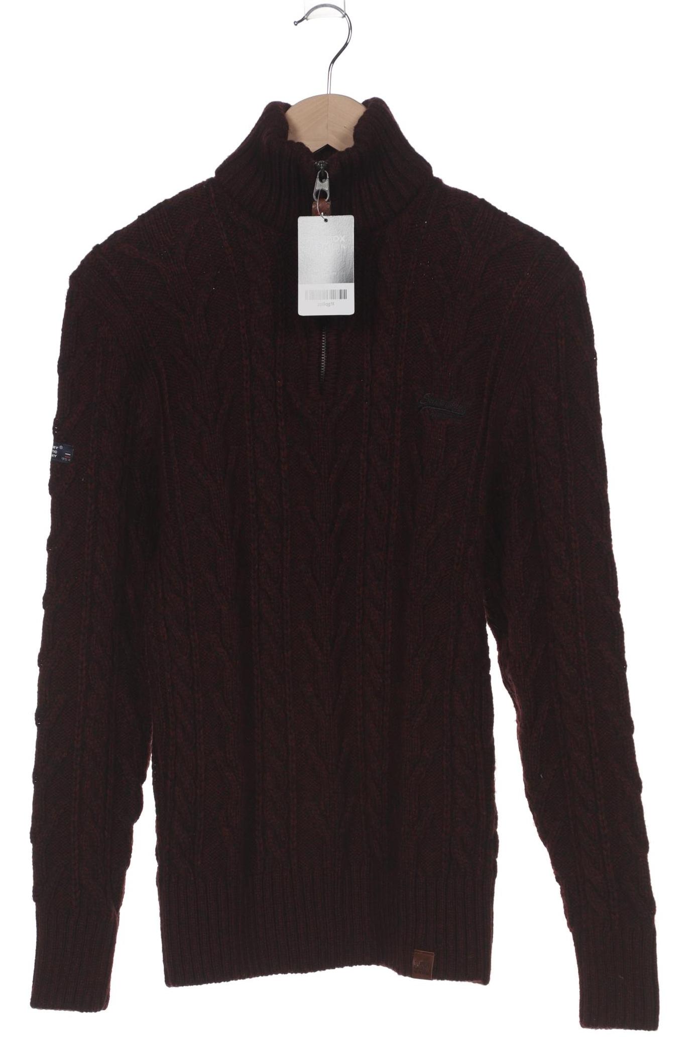 

Superdry Herren Pullover, bordeaux, Gr. 48