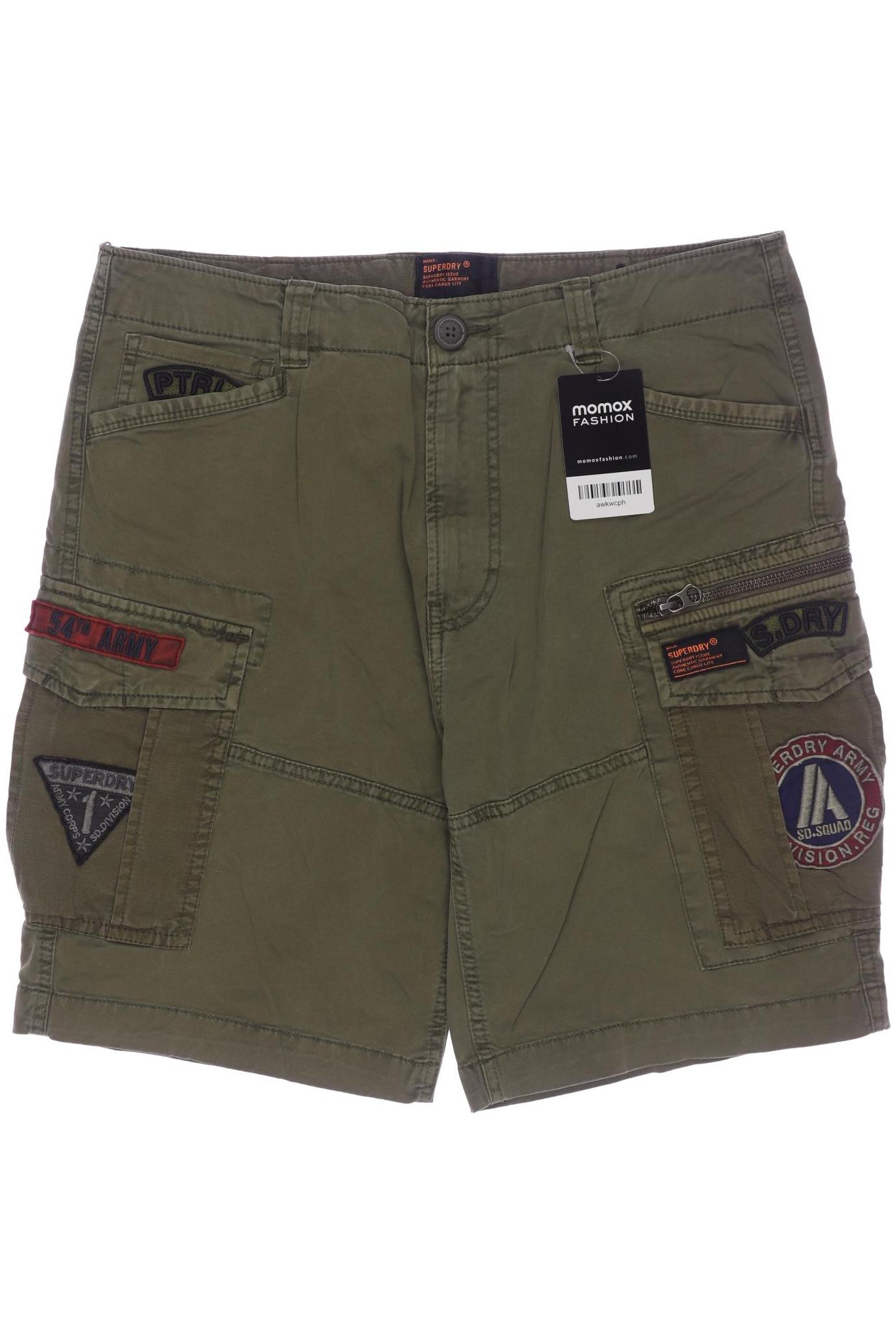 

Superdry Herren Shorts, grün, Gr. 29