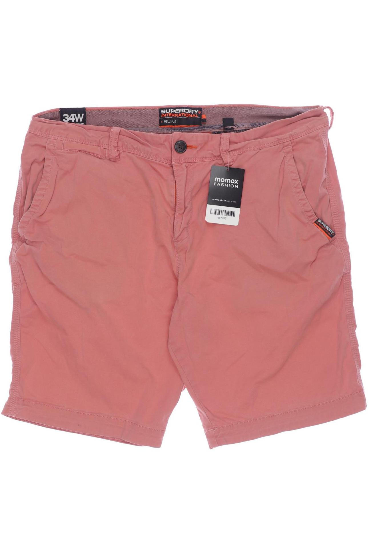 

Superdry Herren Shorts, pink, Gr. 34