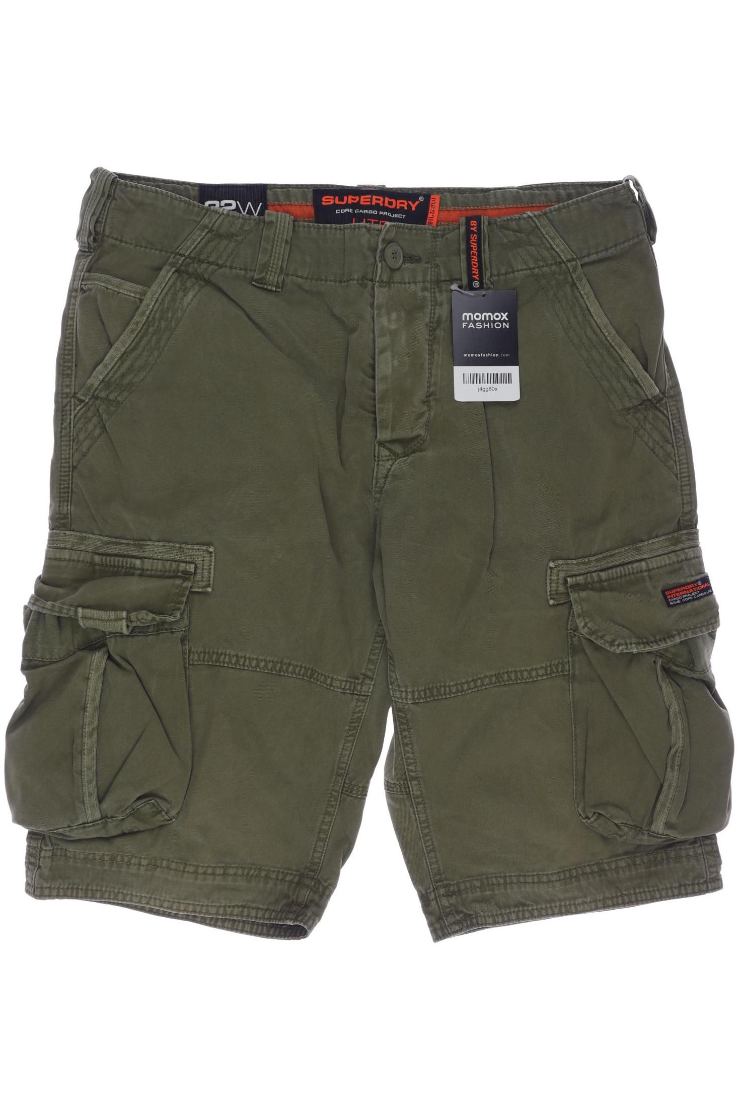 

Superdry Herren Shorts, grün, Gr. 32