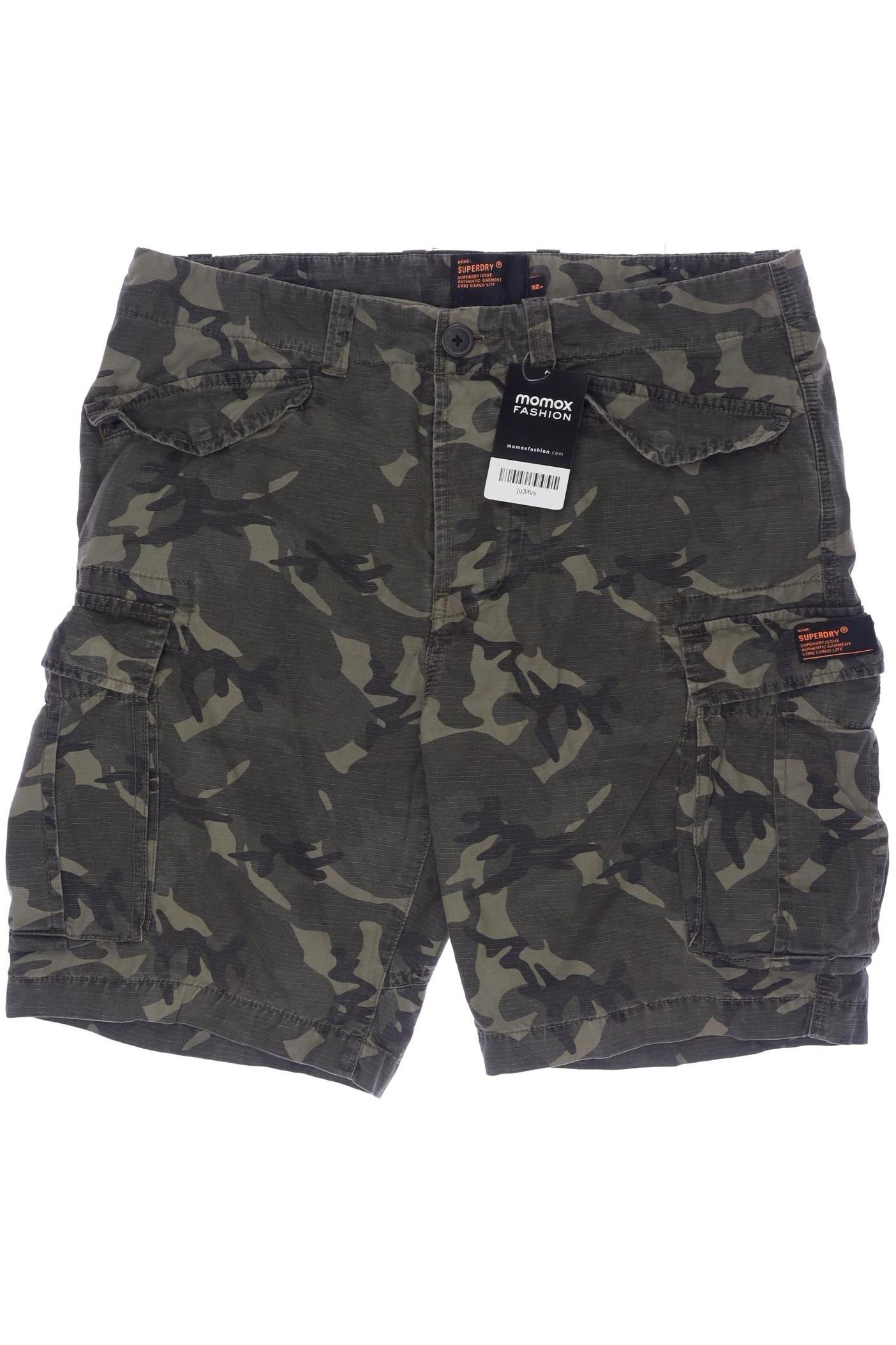 

Superdry Herren Shorts, grün, Gr. 32