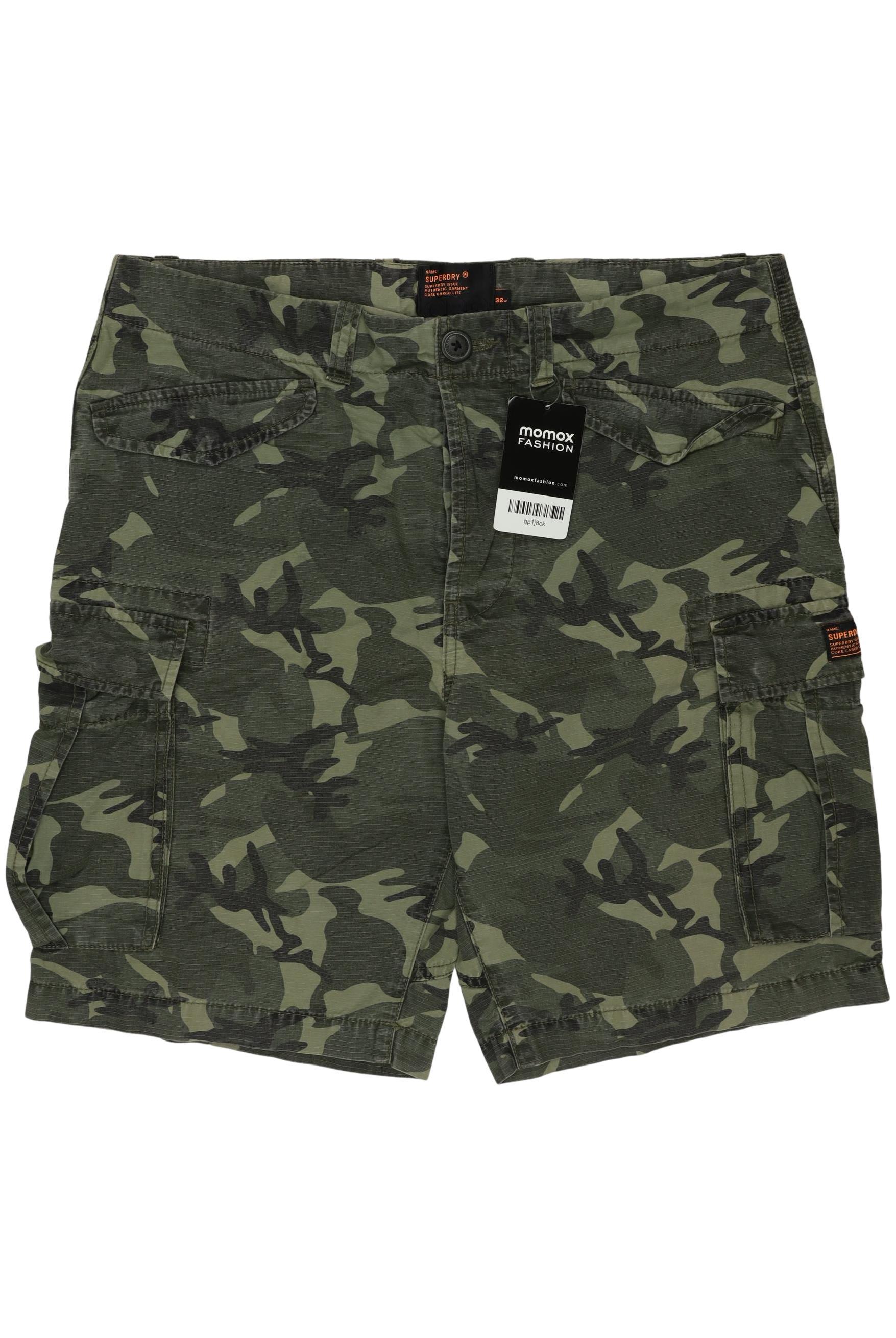 

Superdry Herren Shorts, grün, Gr. 32