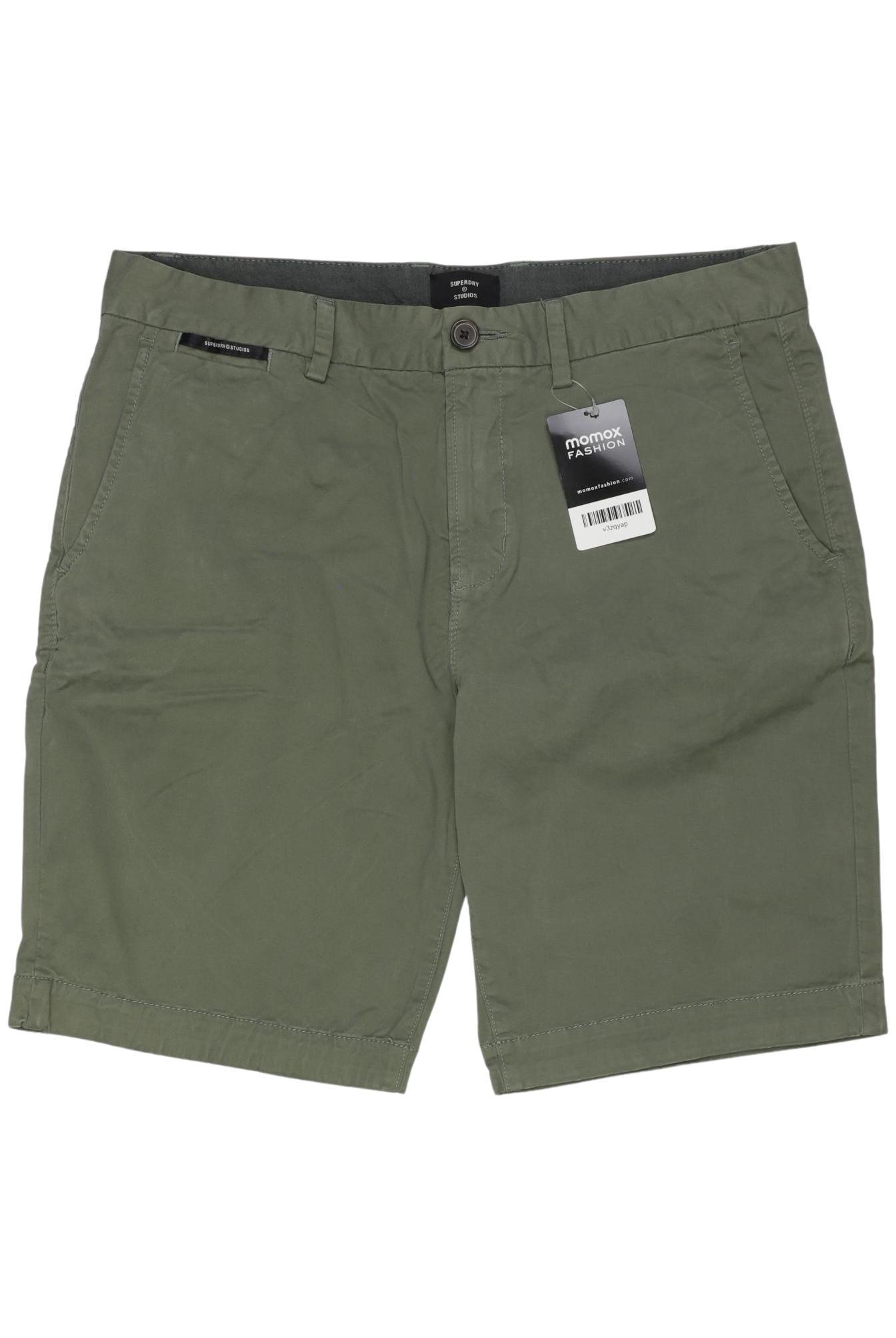

Superdry Herren Shorts, grün, Gr. 32