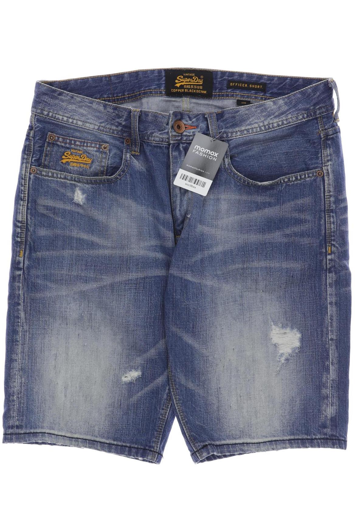 

Superdry Herren Shorts, blau, Gr. 33