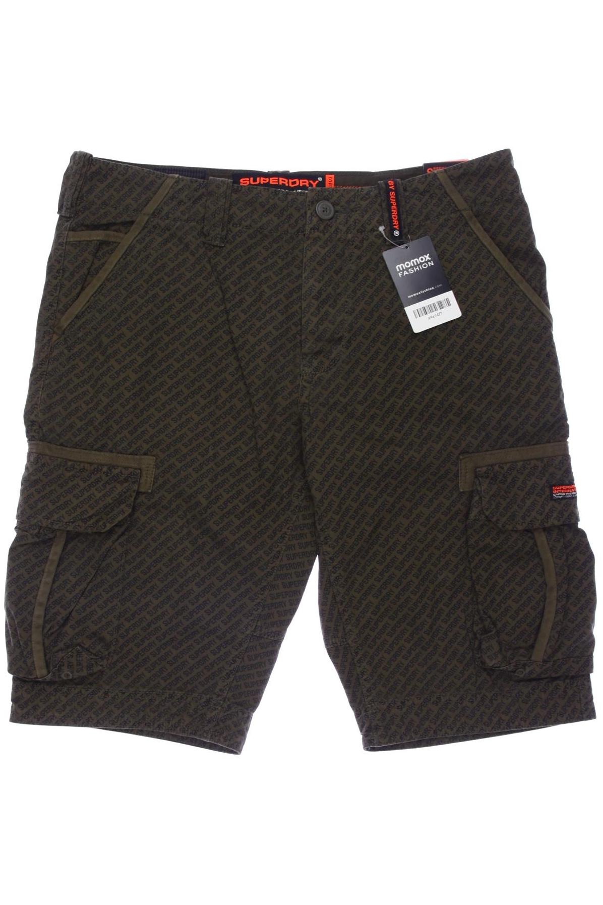 

Superdry Herren Shorts, grün, Gr. 32