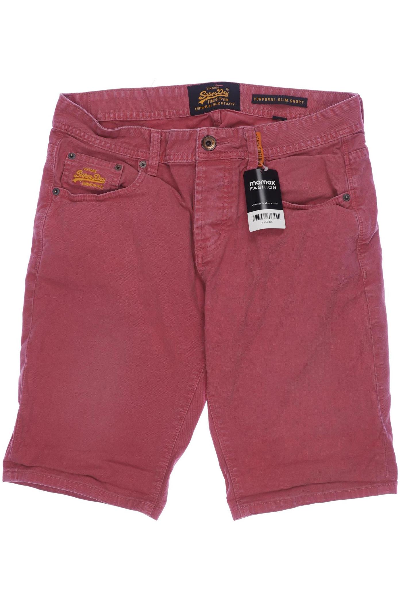 

Superdry Herren Shorts, pink, Gr. 34