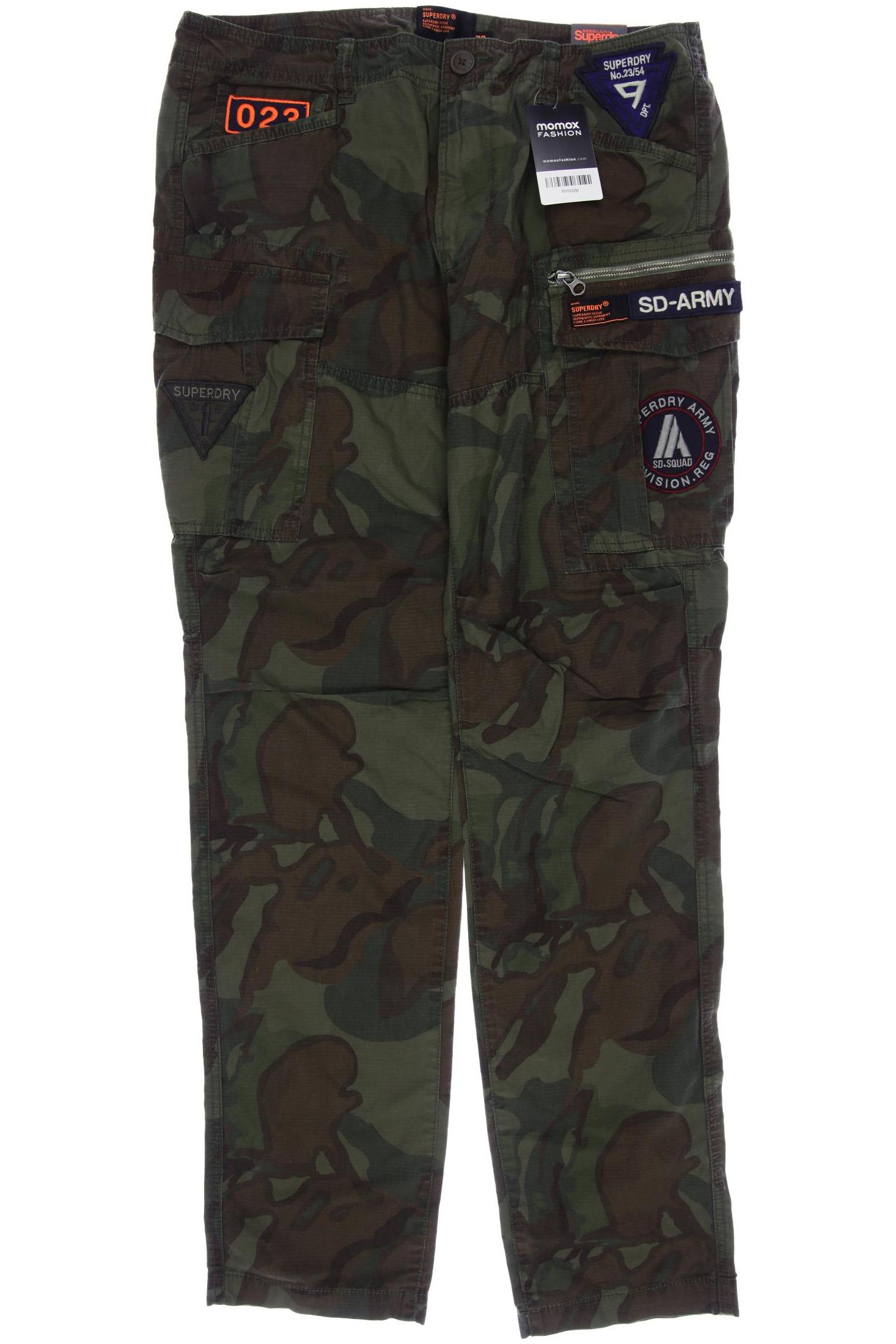 

Superdry Herren Stoffhose, grün