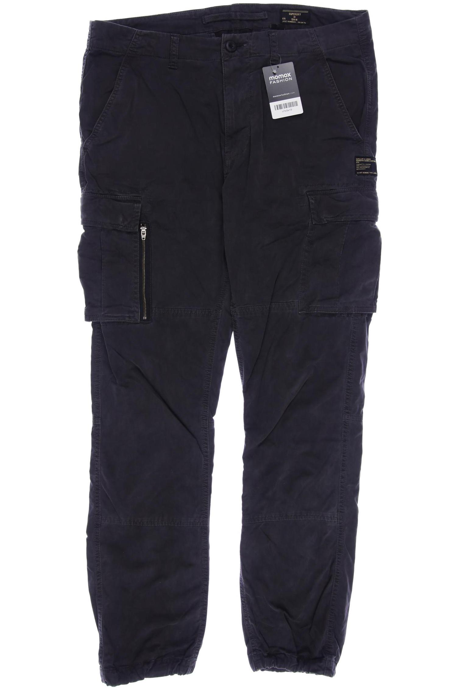

Superdry Herren Stoffhose, grau, Gr. 52