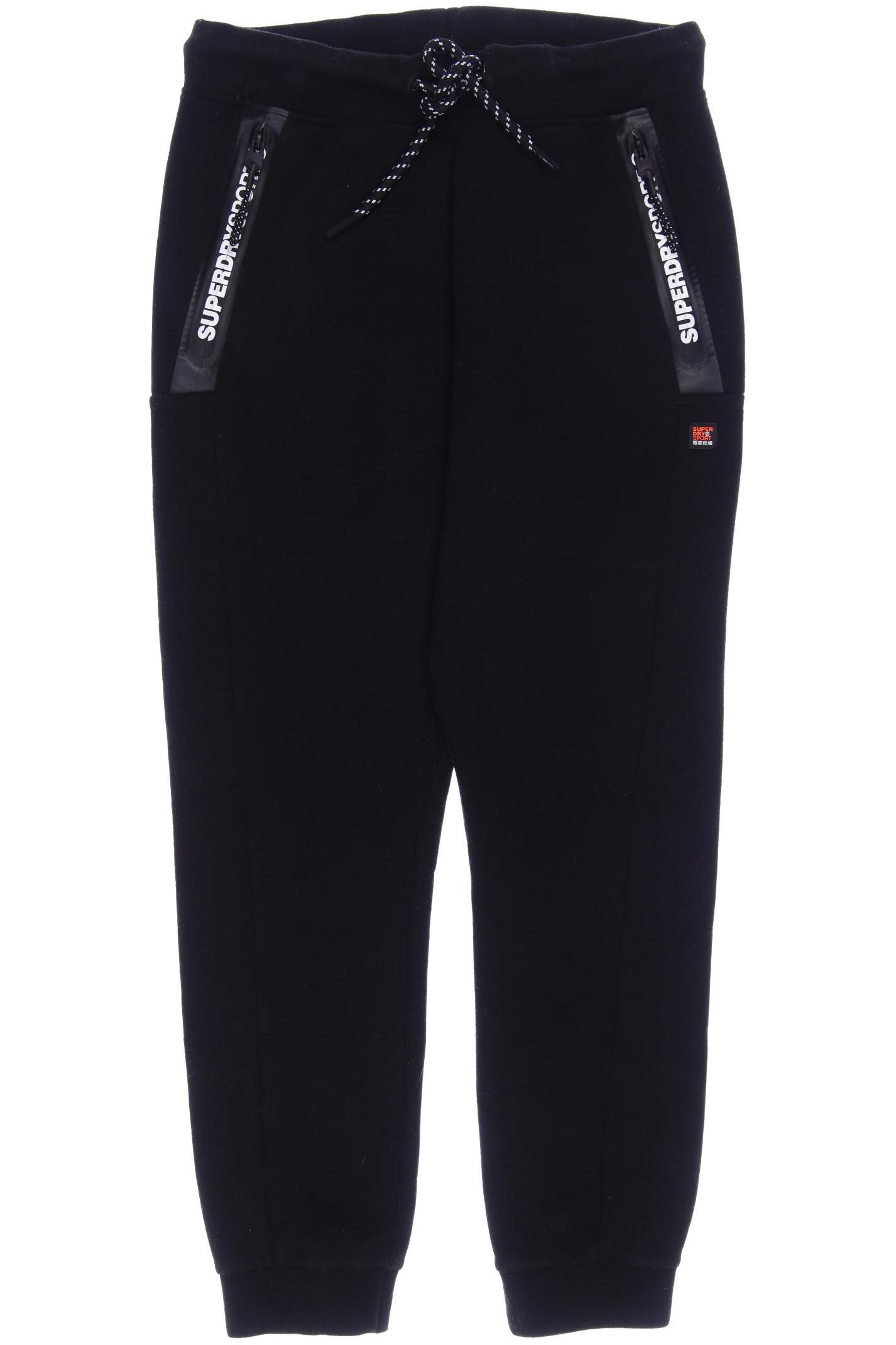 

Superdry Herren Stoffhose, schwarz