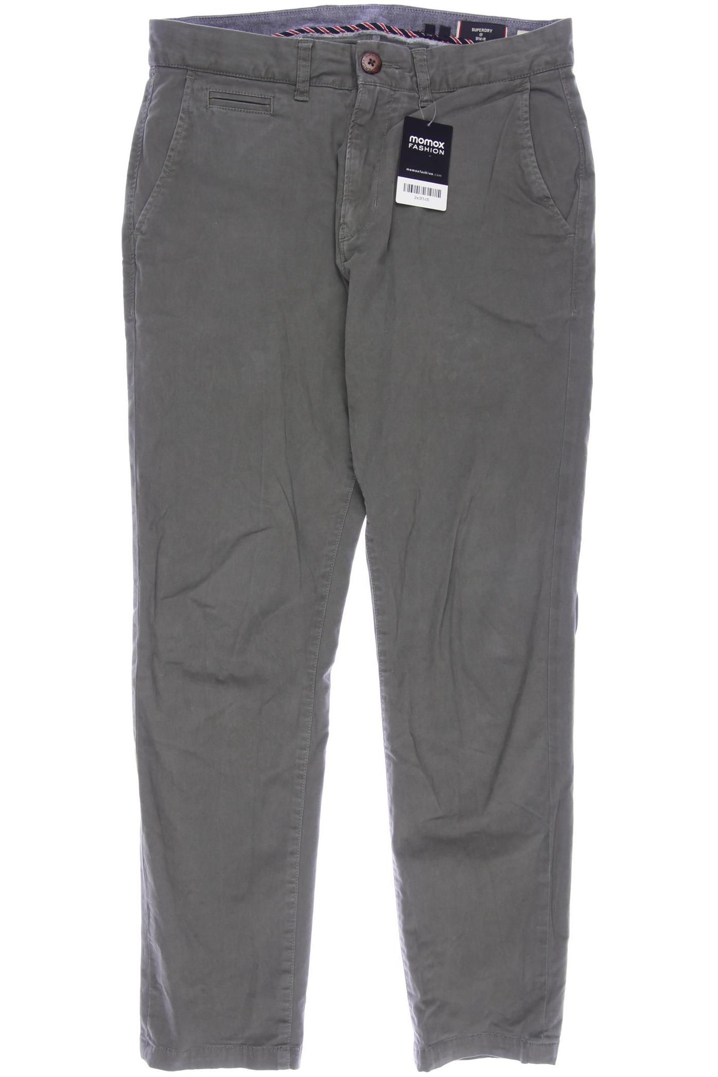 

Superdry Herren Stoffhose, grün, Gr. 32