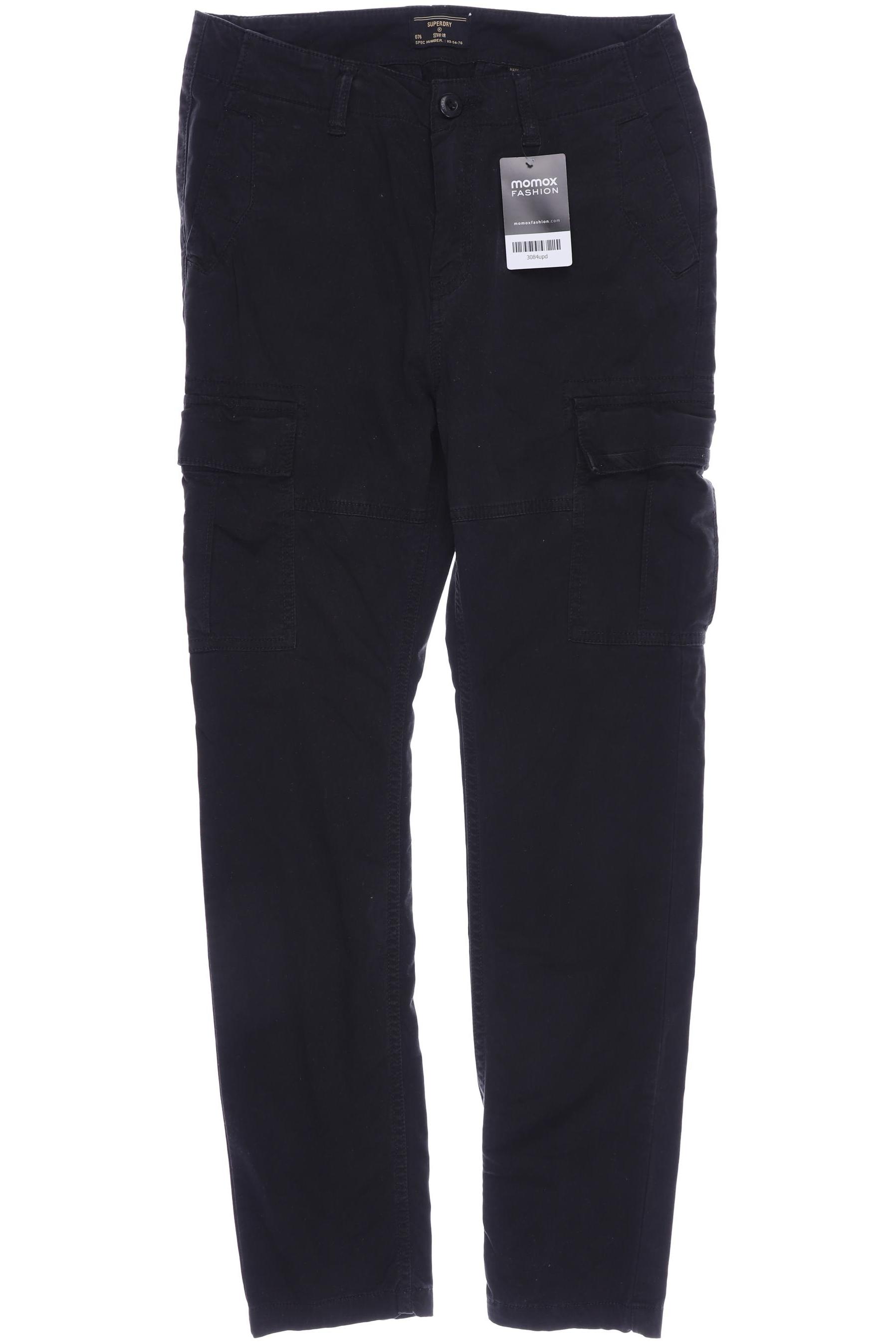 

Superdry Herren Stoffhose, schwarz