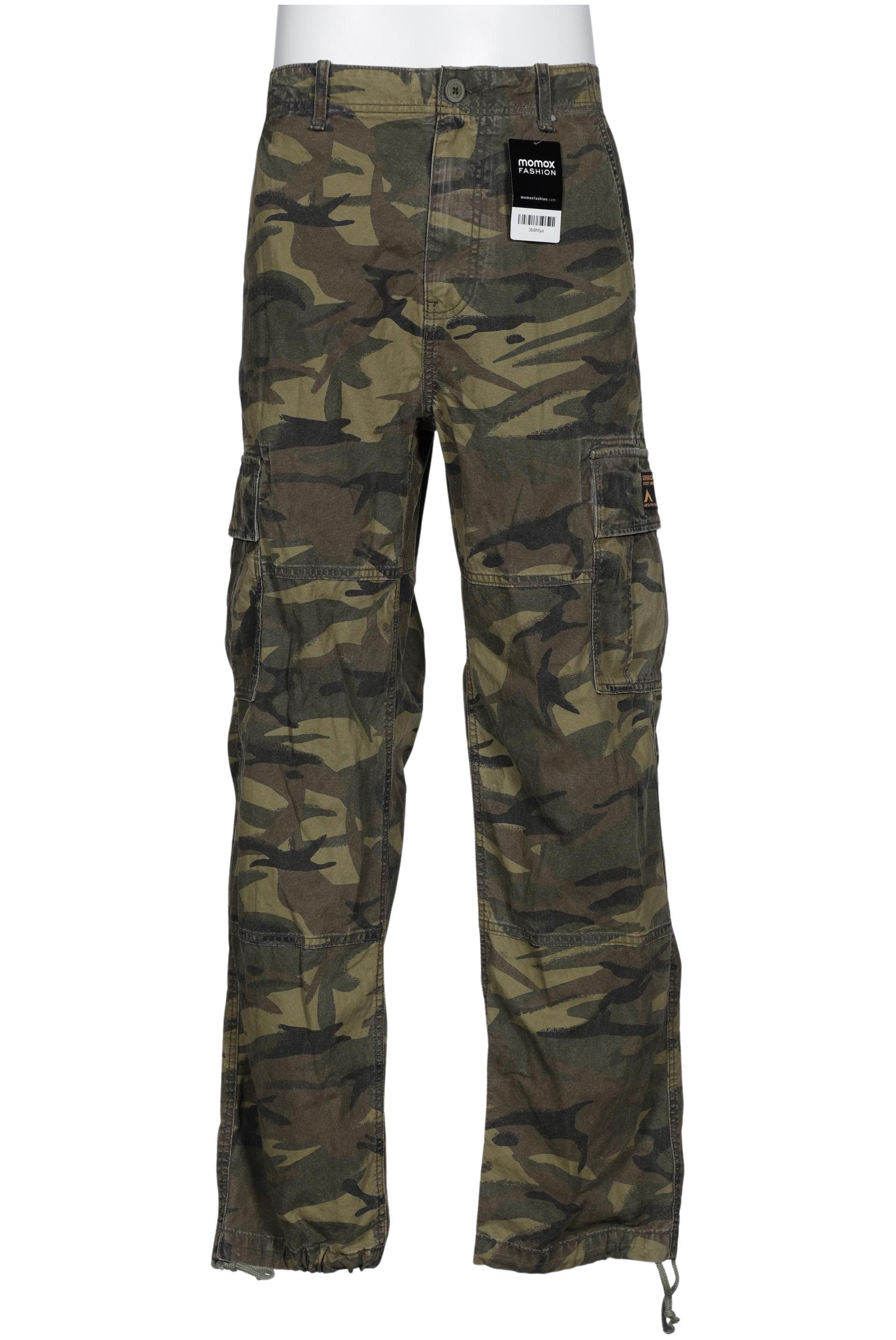 

Superdry Herren Stoffhose, grün, Gr. 32