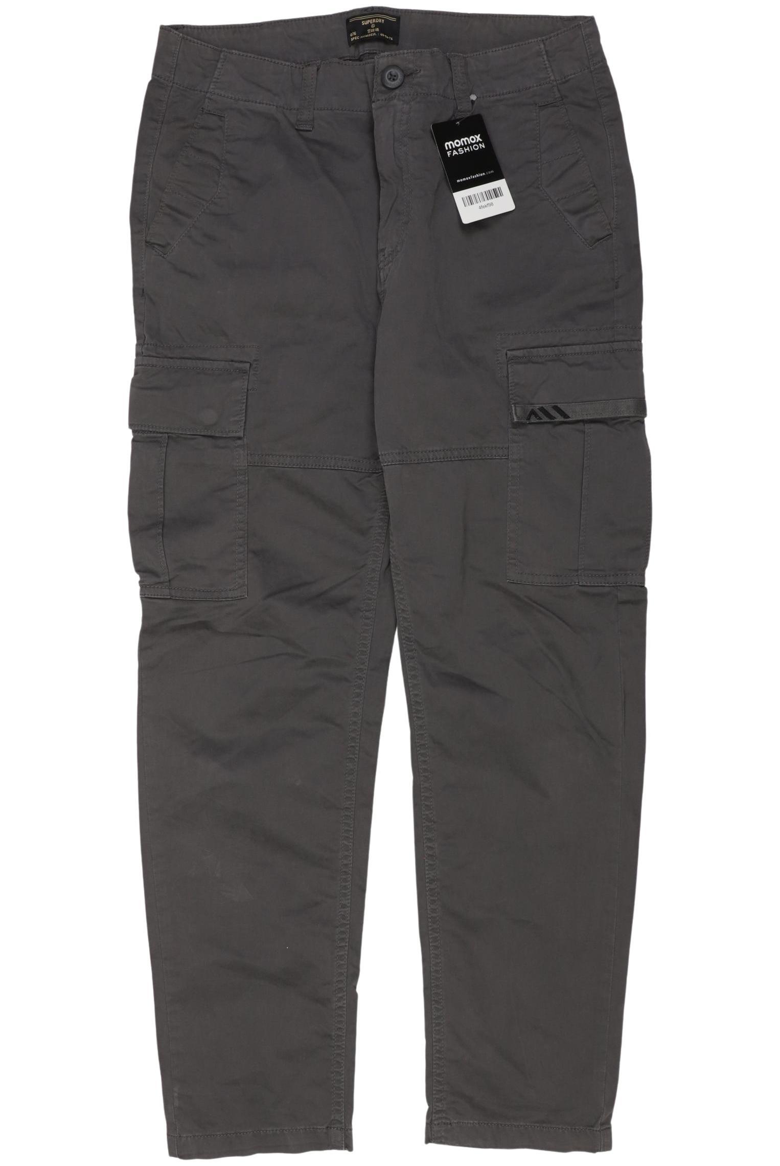 Thumbnail - Superdry Herren Stoffhose, grau, Gr. 28