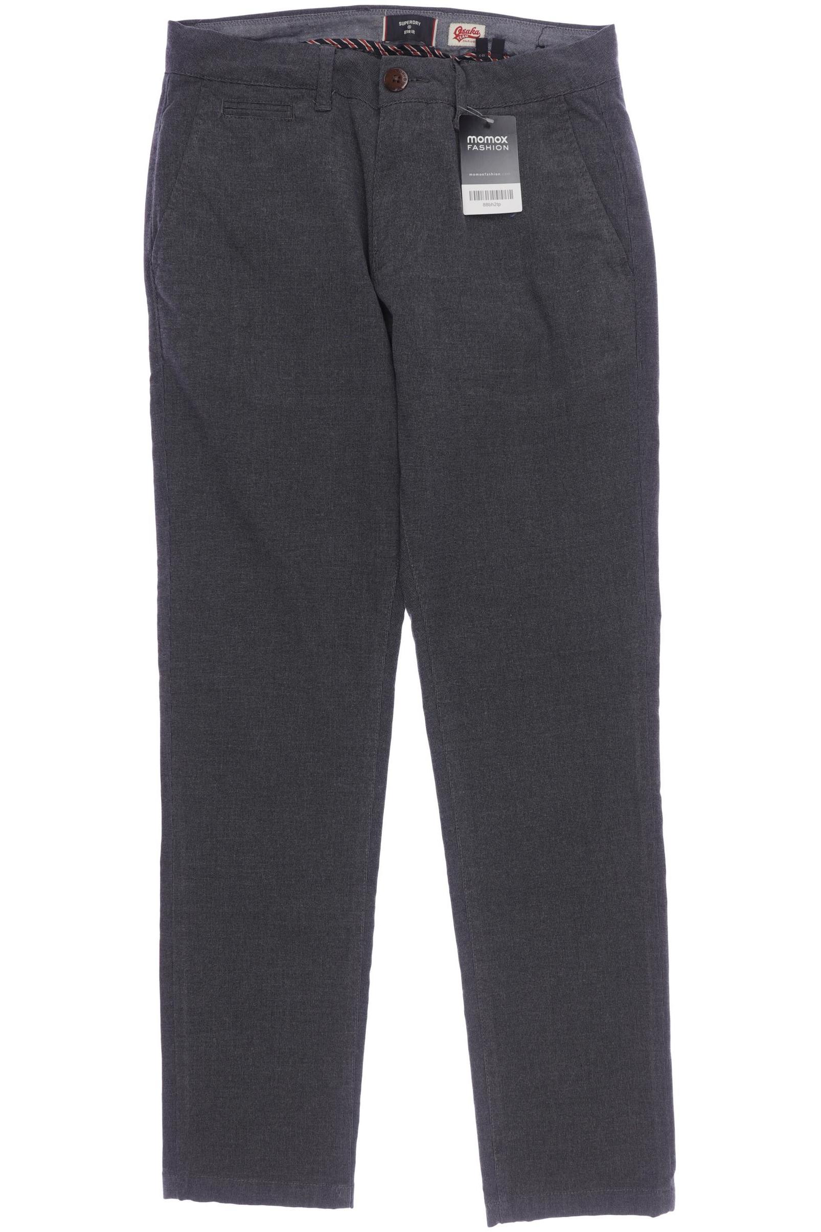 

Superdry Herren Stoffhose, grau, Gr. 30