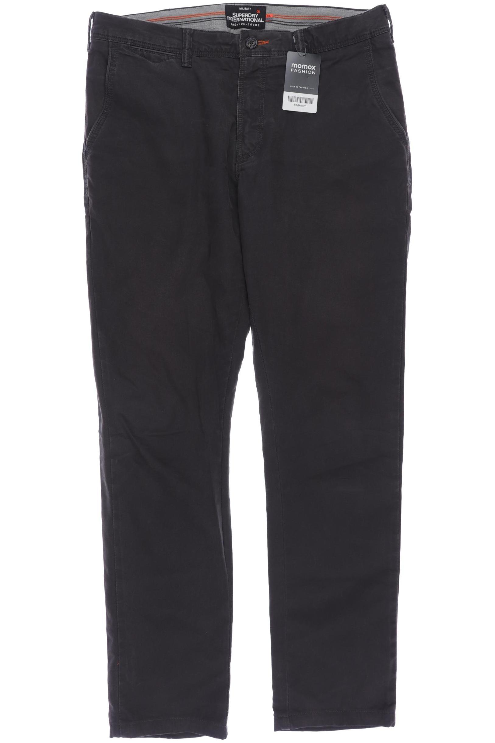 

Superdry Herren Stoffhose, grau, Gr. 32