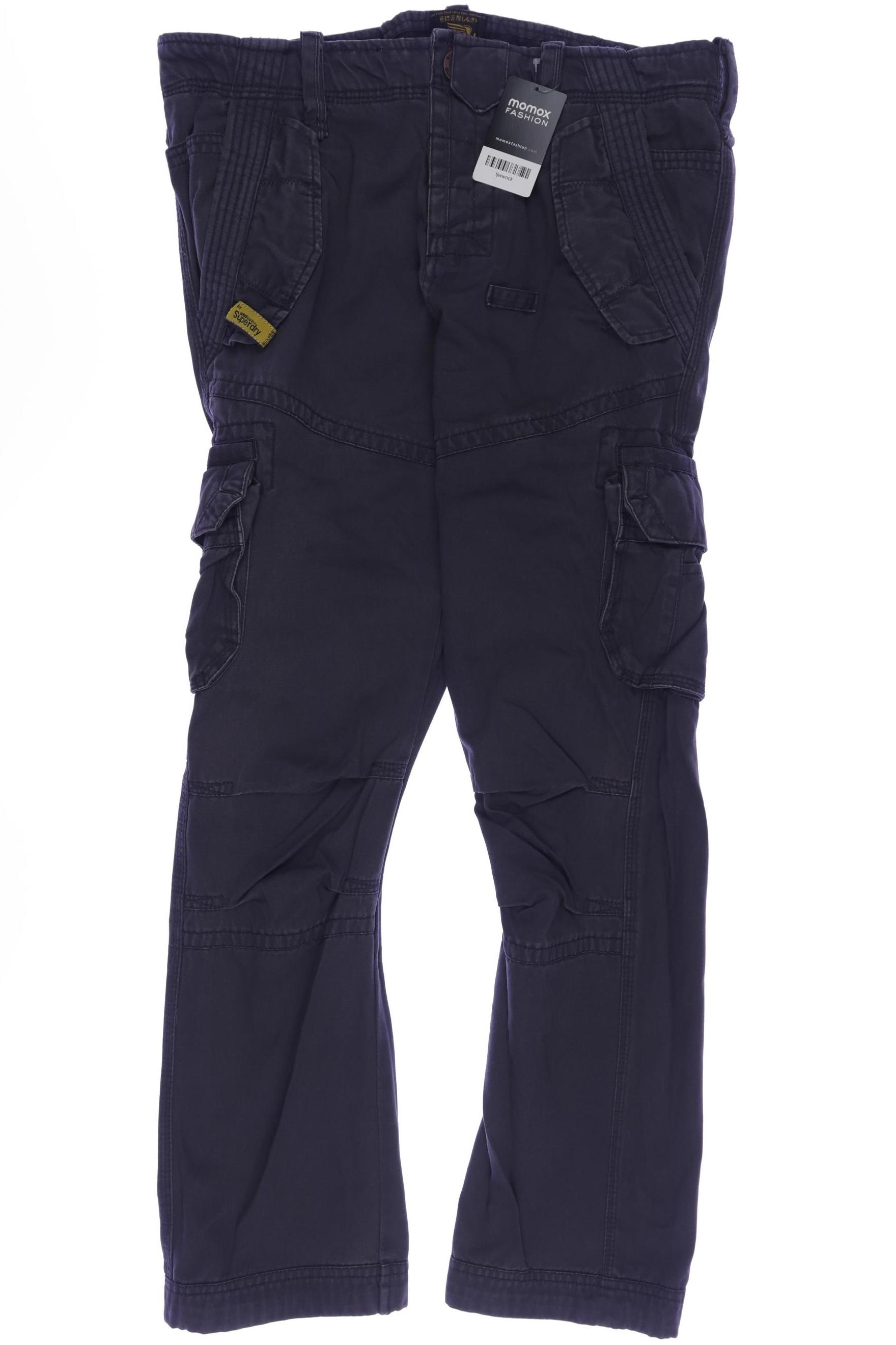 

Superdry Herren Stoffhose, grau, Gr. 0