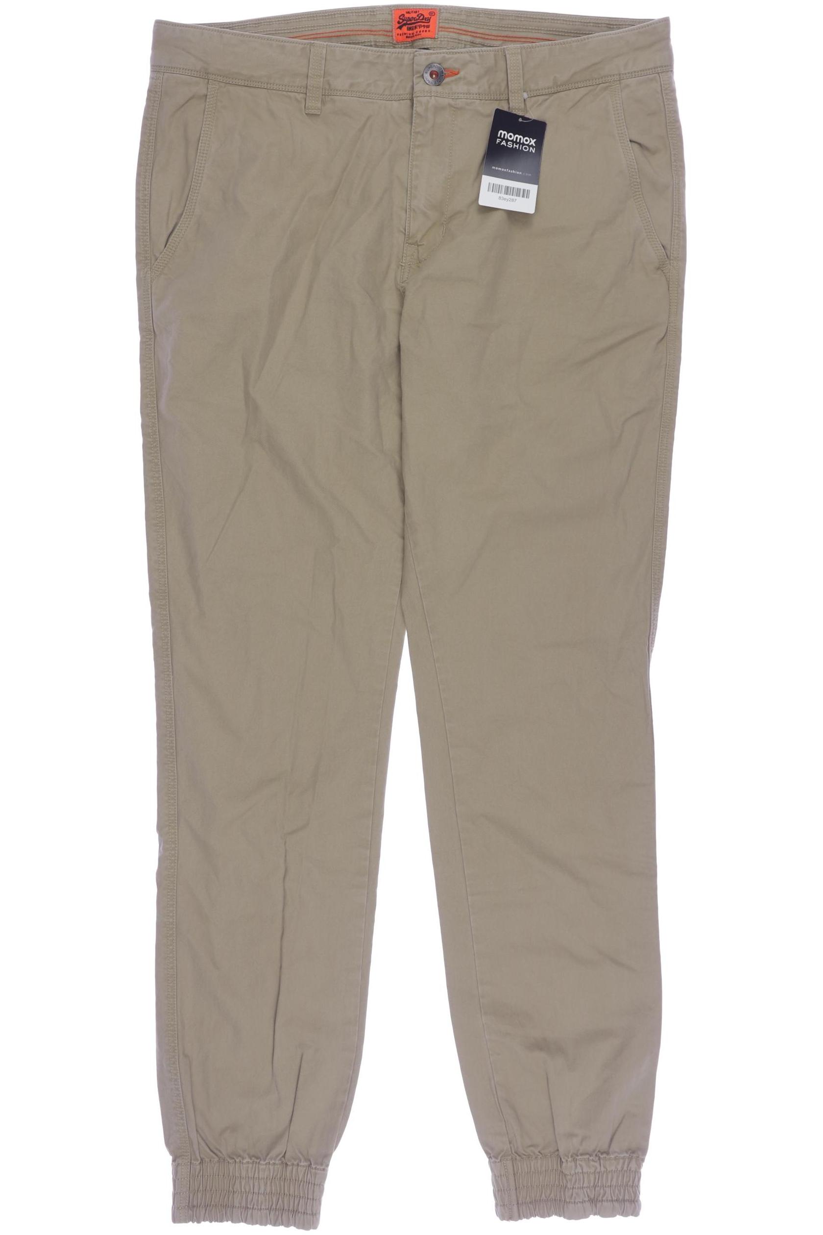 

Superdry Herren Stoffhose, beige, Gr. 0