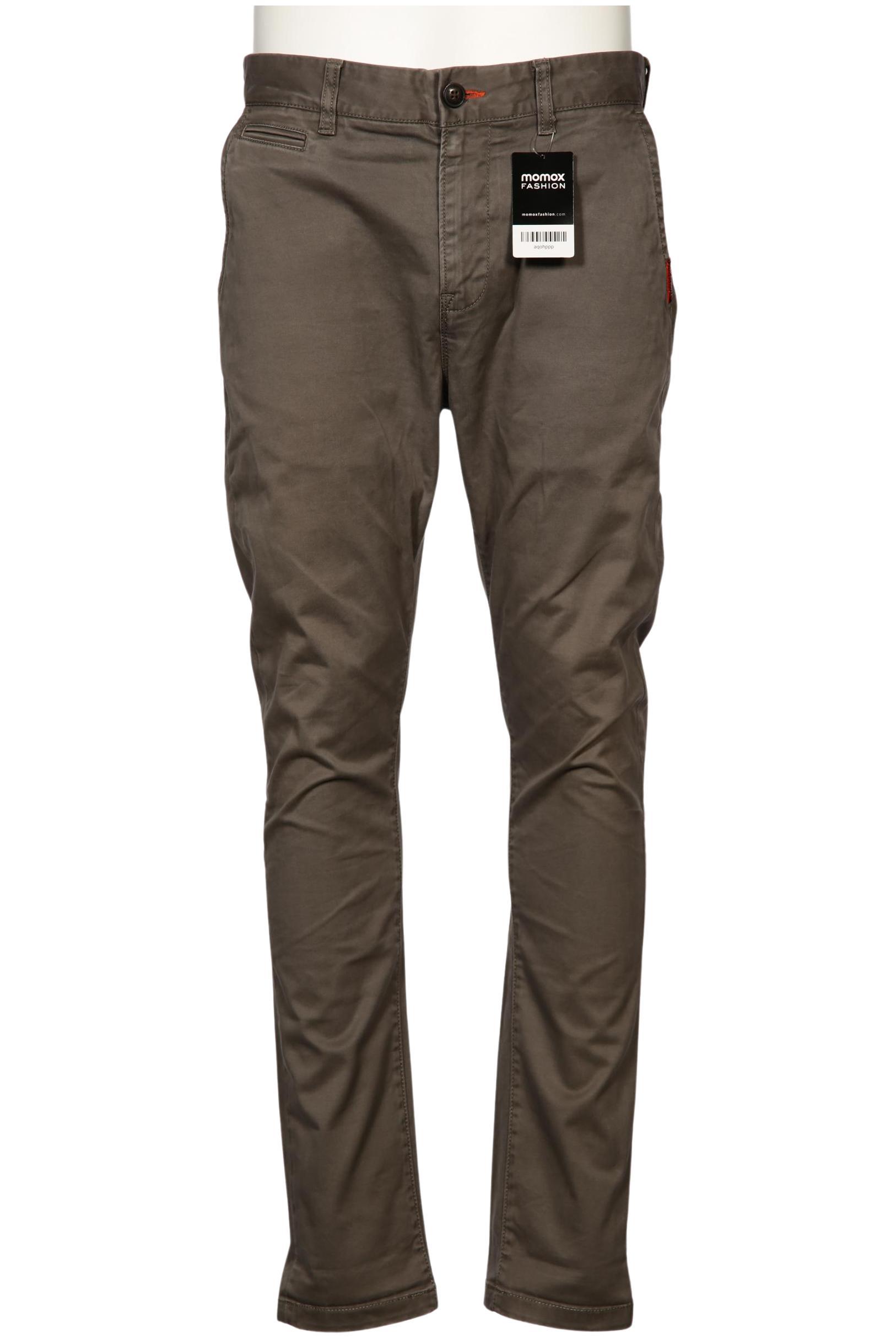 

Superdry Herren Stoffhose, grau, Gr. 34