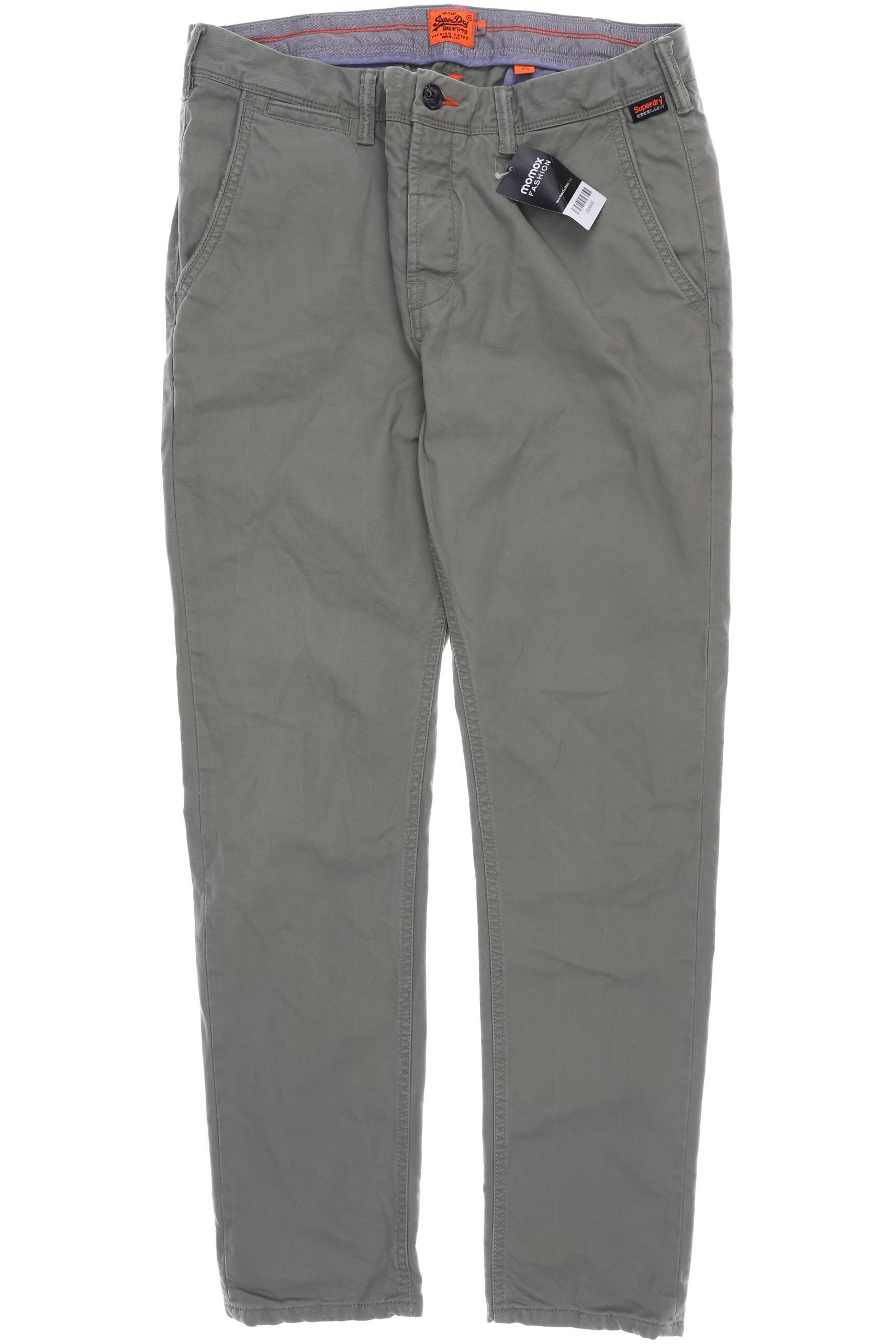 

Superdry Herren Stoffhose, grün, Gr. 0