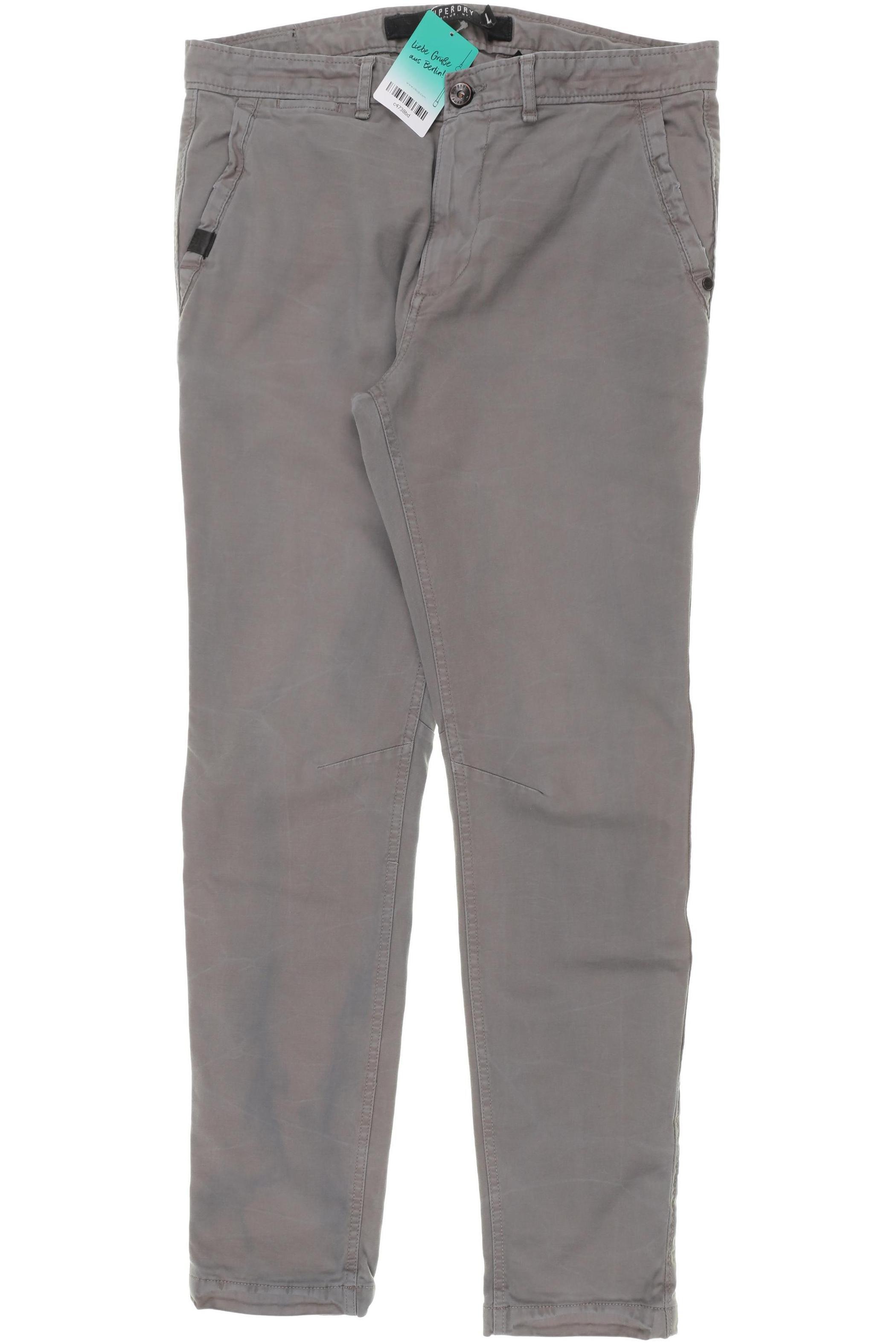 

Superdry Herren Stoffhose, grau, Gr.