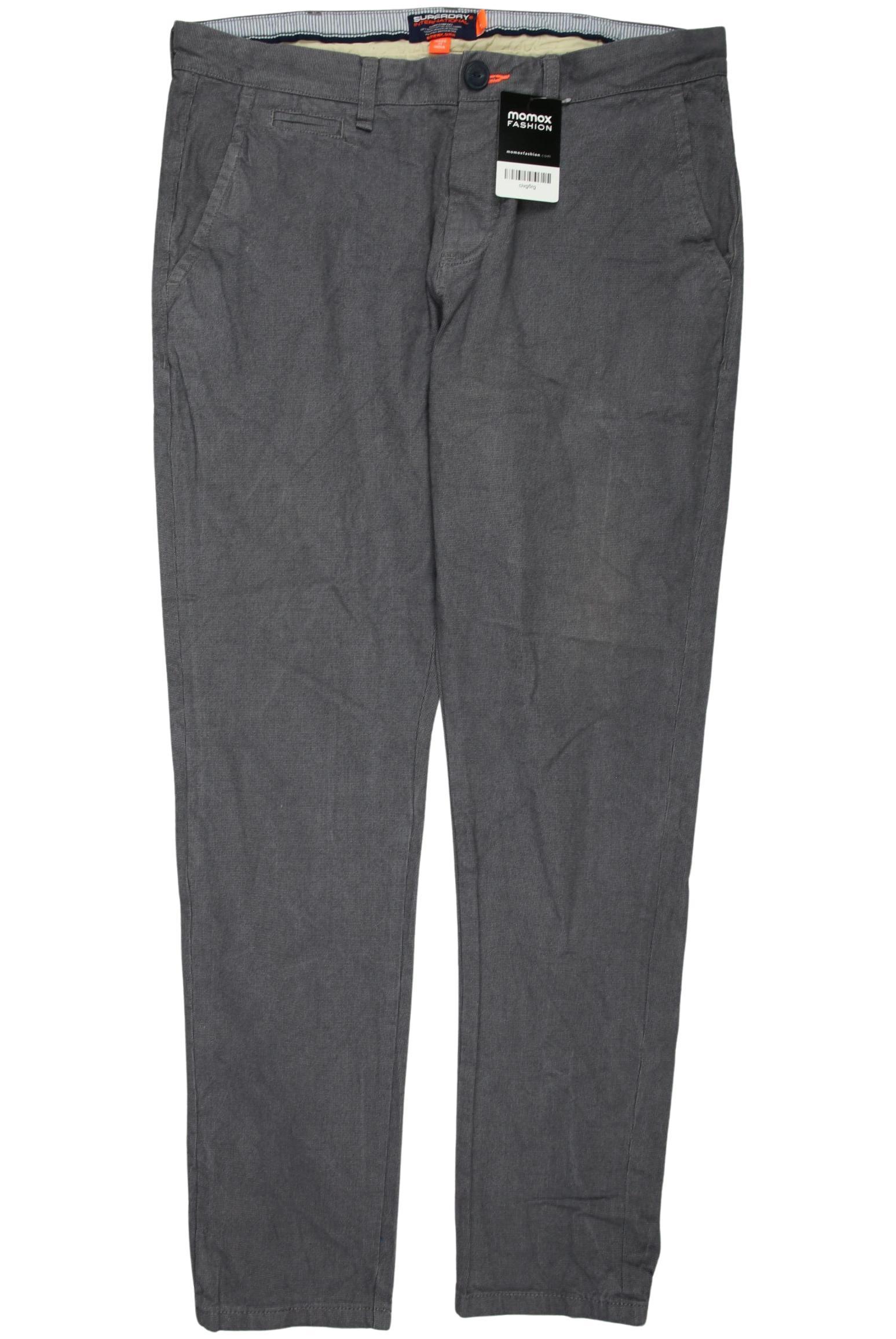 

Superdry Herren Stoffhose, grau, Gr. 0