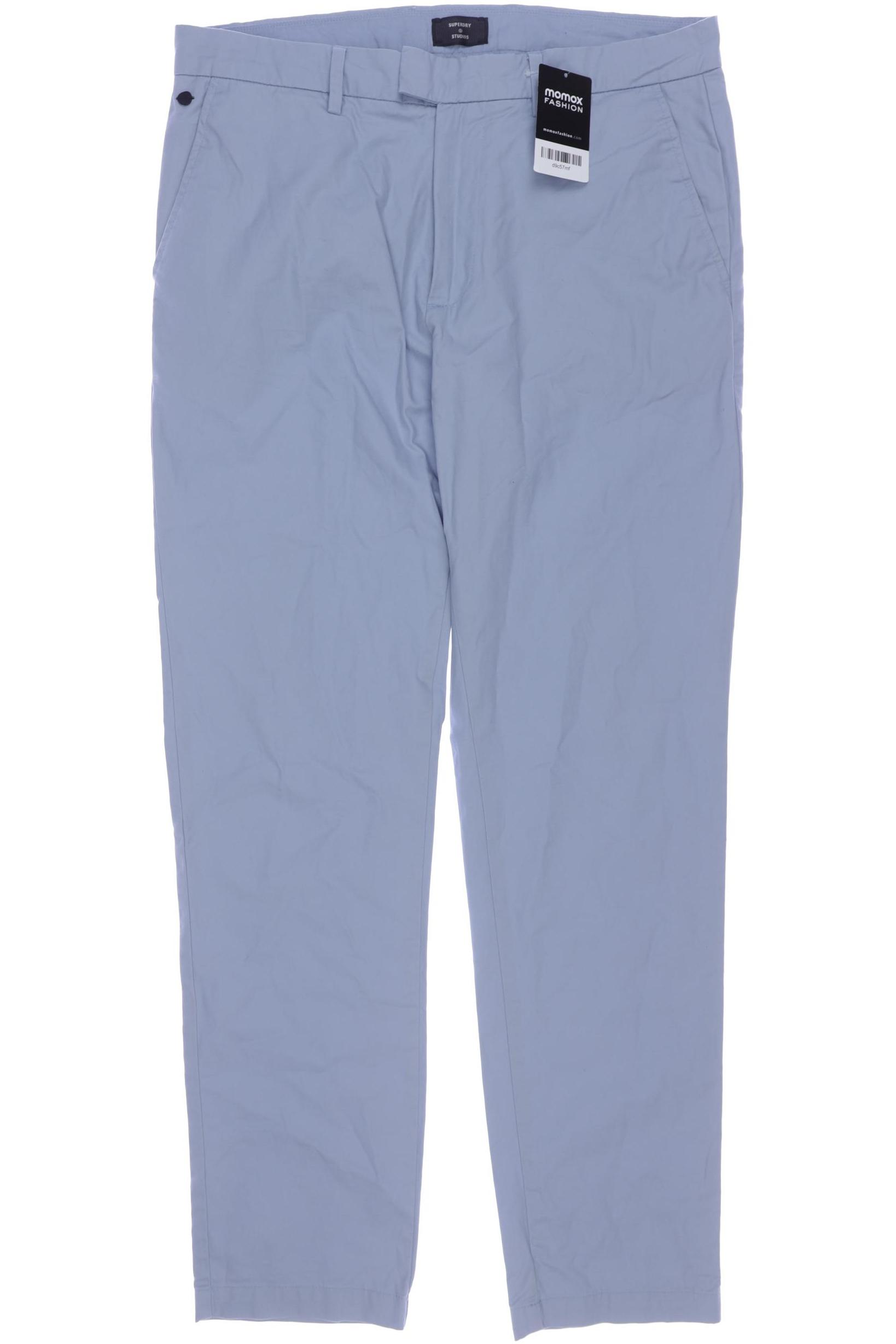 

Superdry Herren Stoffhose, hellblau, Gr. 52
