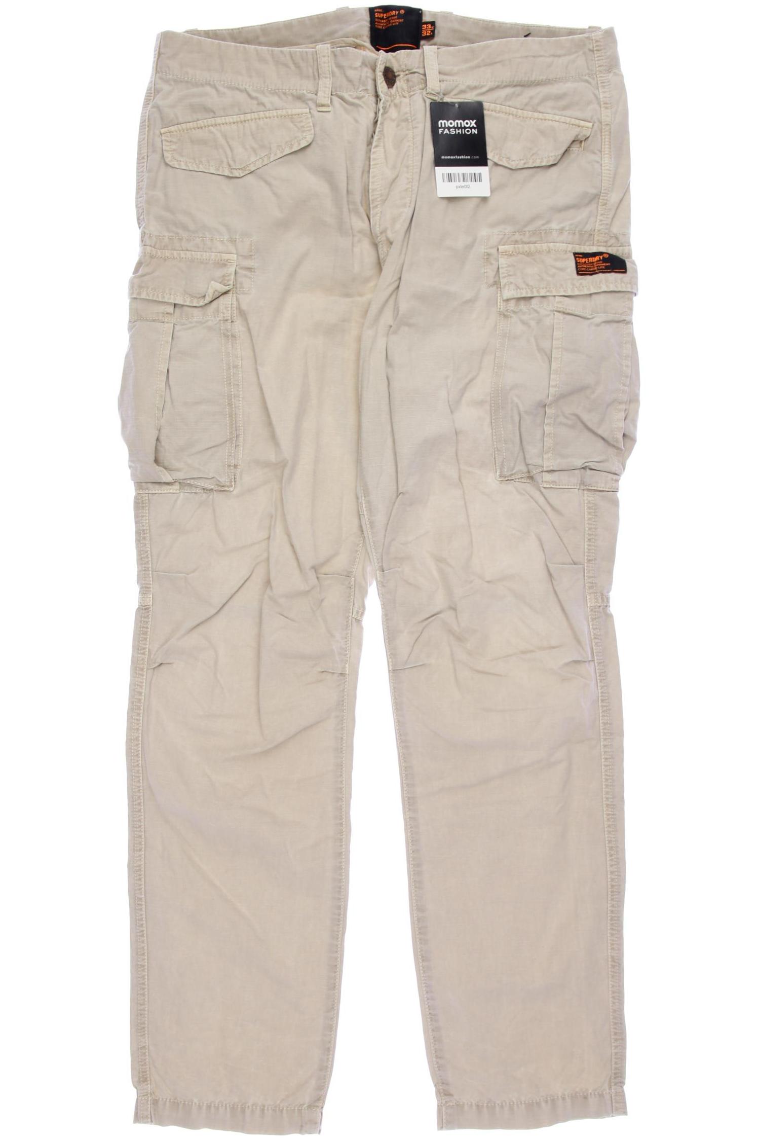 

Superdry Herren Stoffhose, beige, Gr. 33