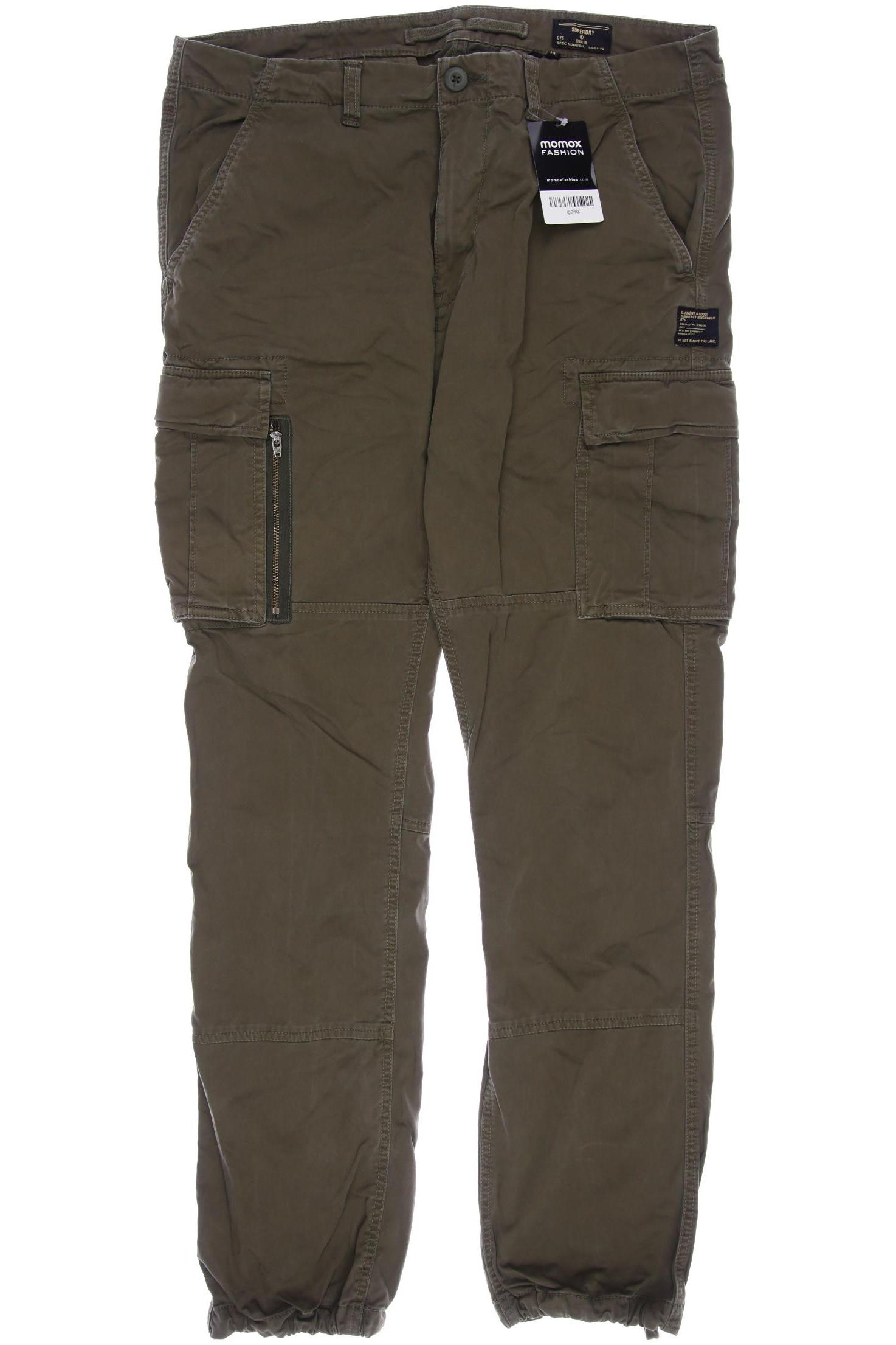 

Superdry Herren Stoffhose, grün