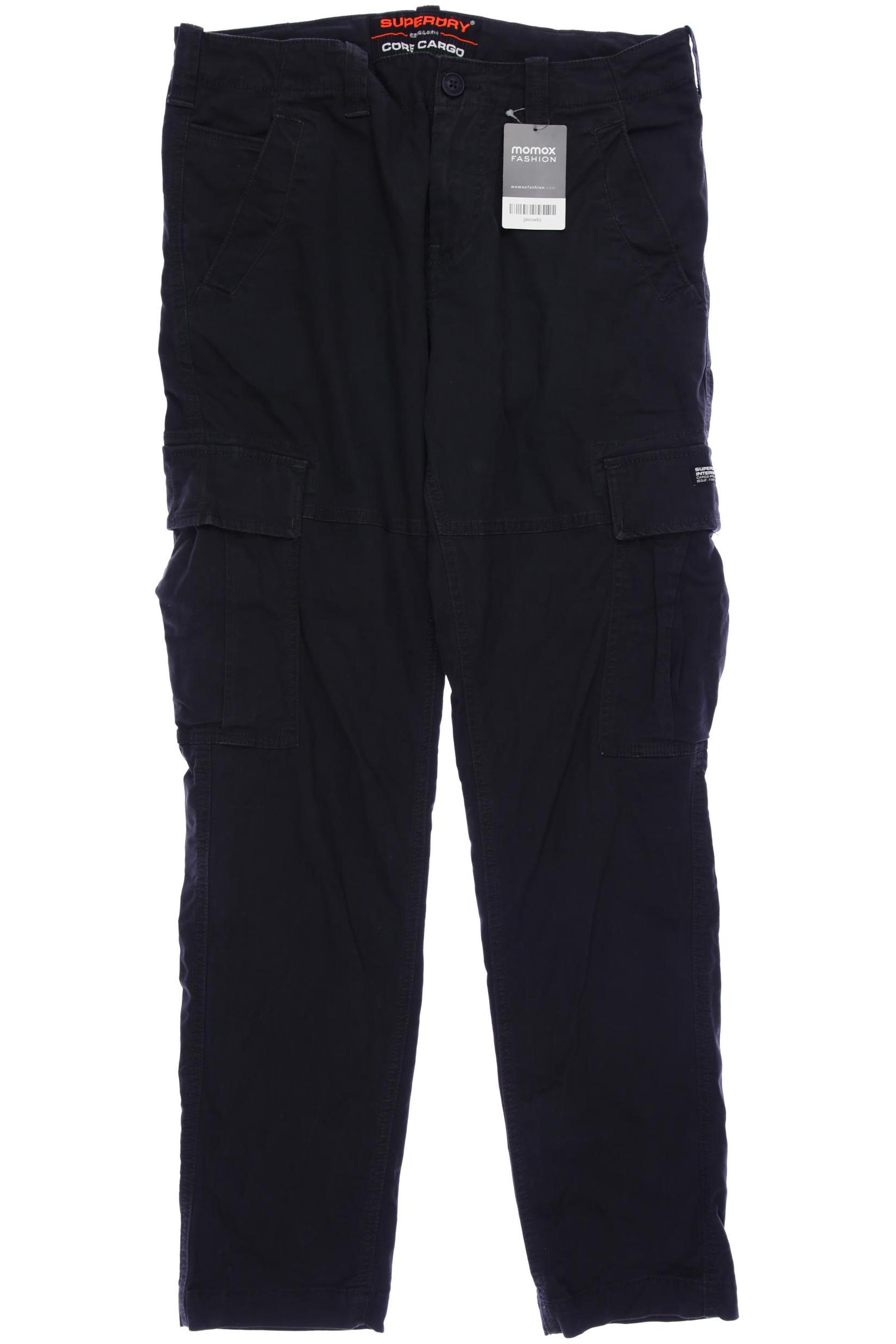 

Superdry Herren Stoffhose, schwarz, Gr. 32