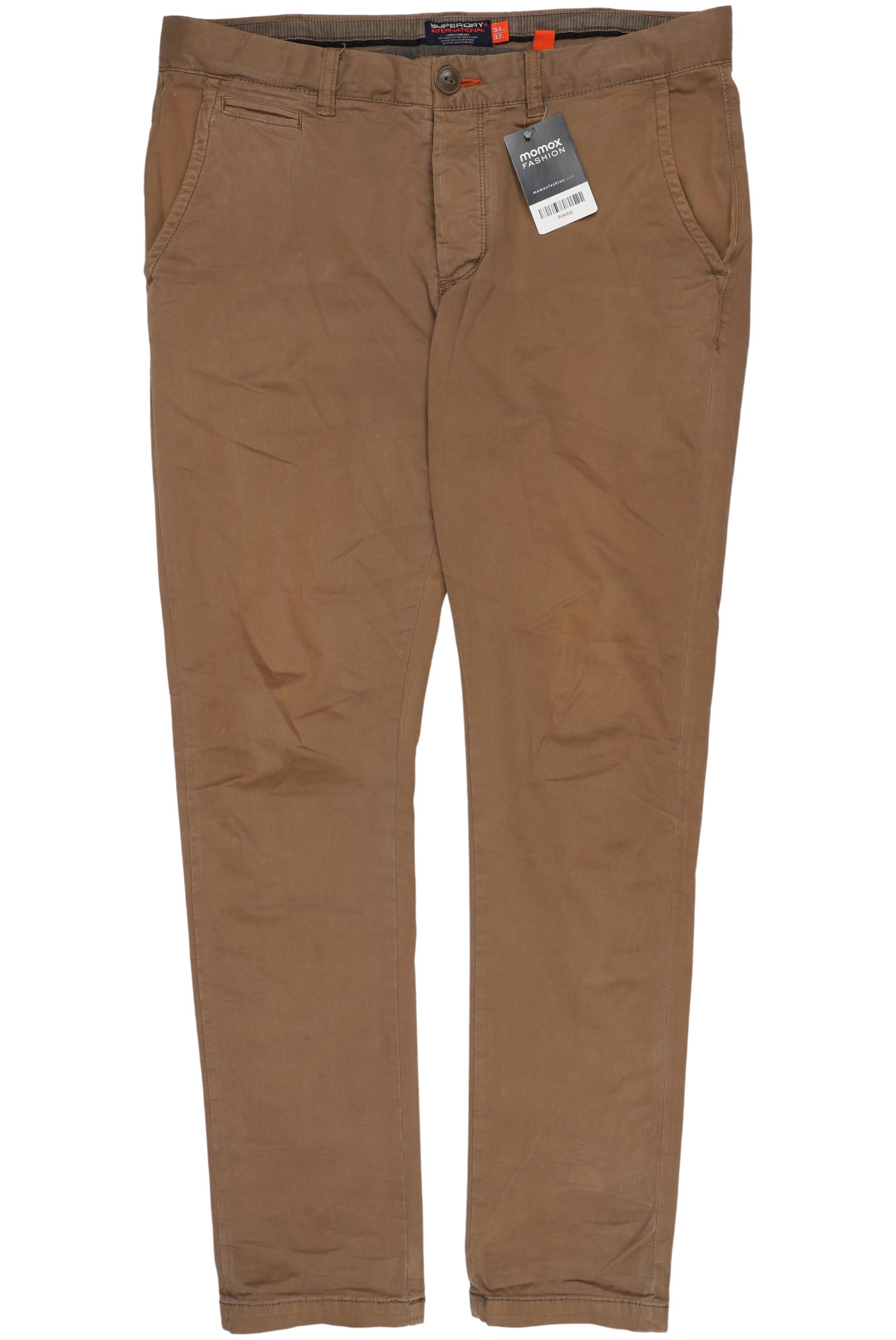 

Superdry Herren Stoffhose, braun, Gr. 34