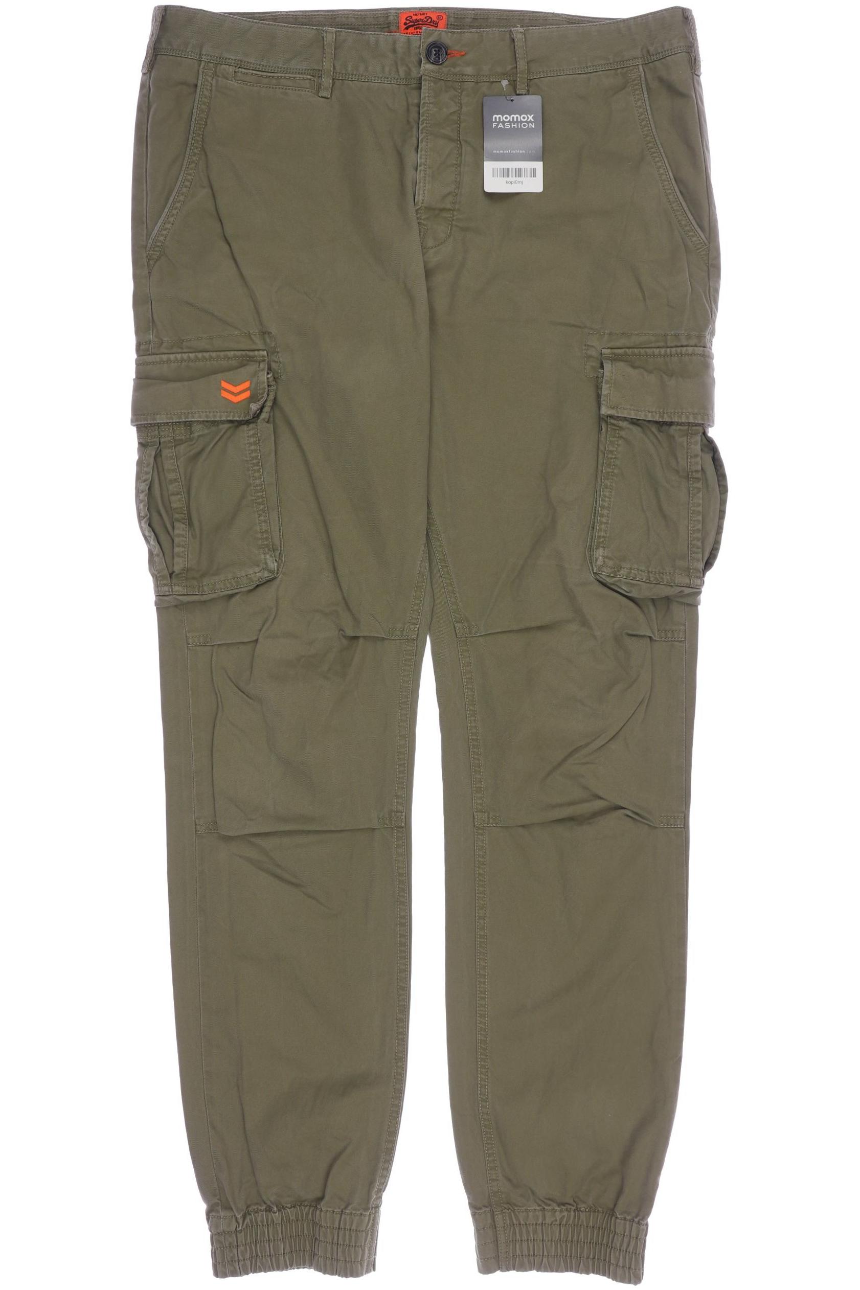 

Superdry Herren Stoffhose, grün, Gr. 0