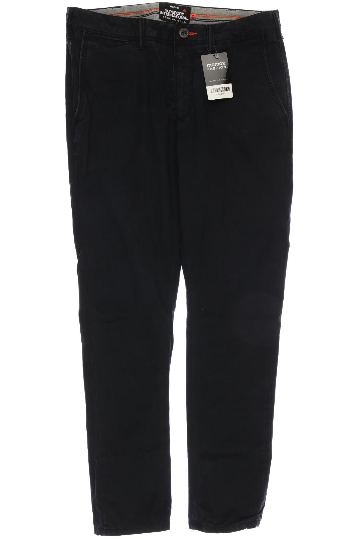 

Superdry Herren Stoffhose, marineblau, Gr. 31