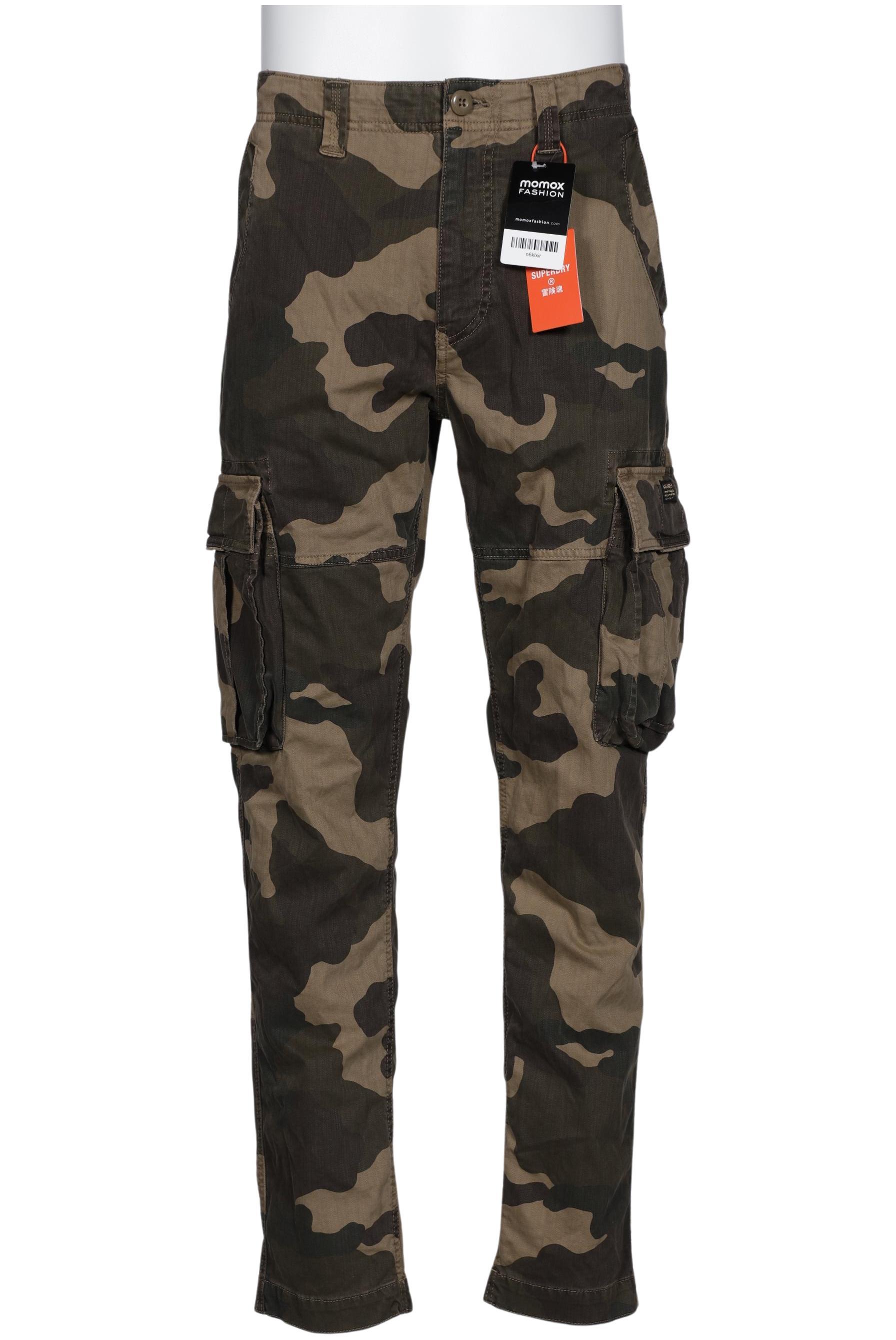 

Superdry Herren Stoffhose, grün, Gr. 32