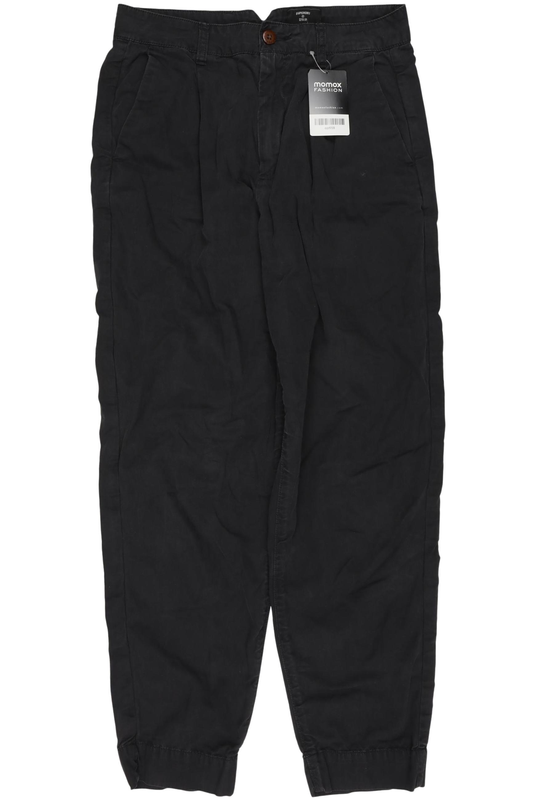 

Superdry Herren Stoffhose, schwarz, Gr. 30