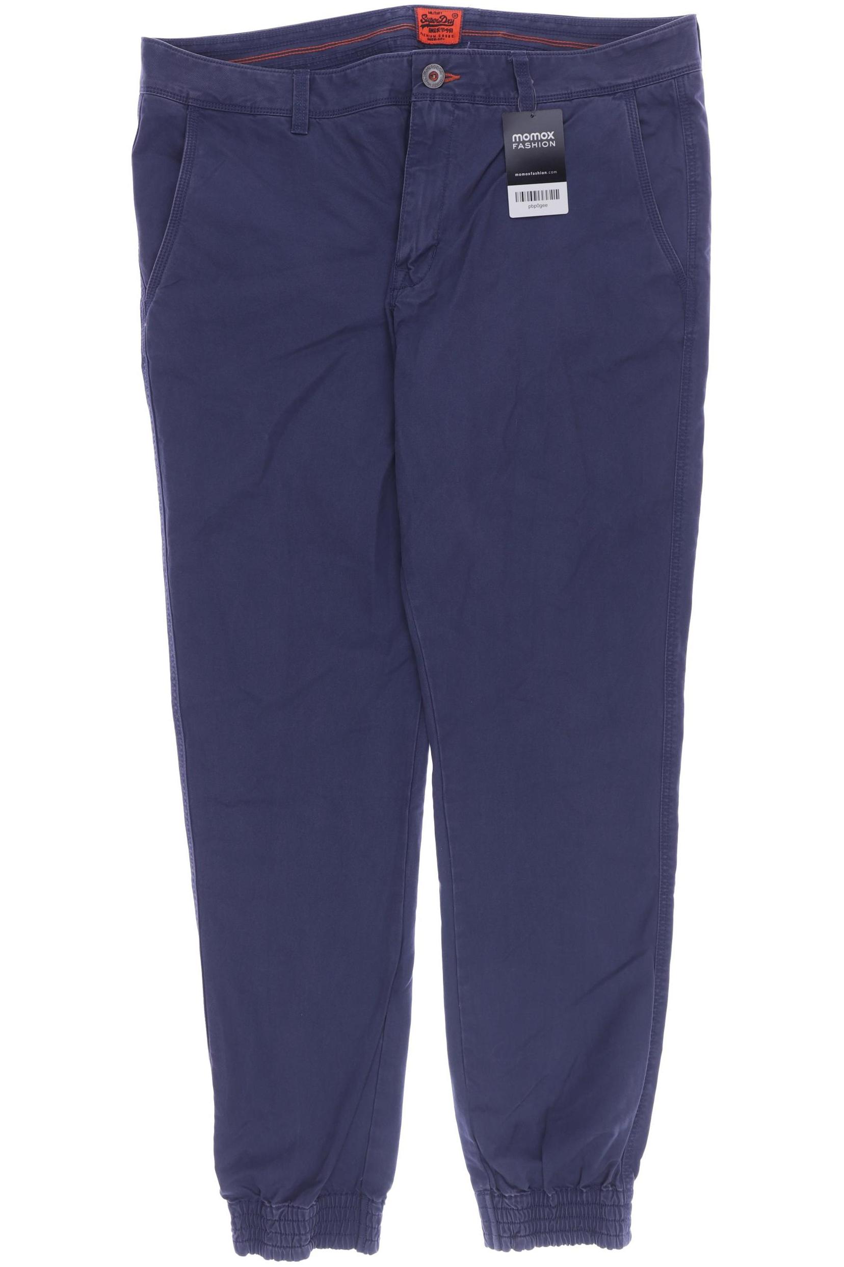 

Superdry Herren Stoffhose, blau