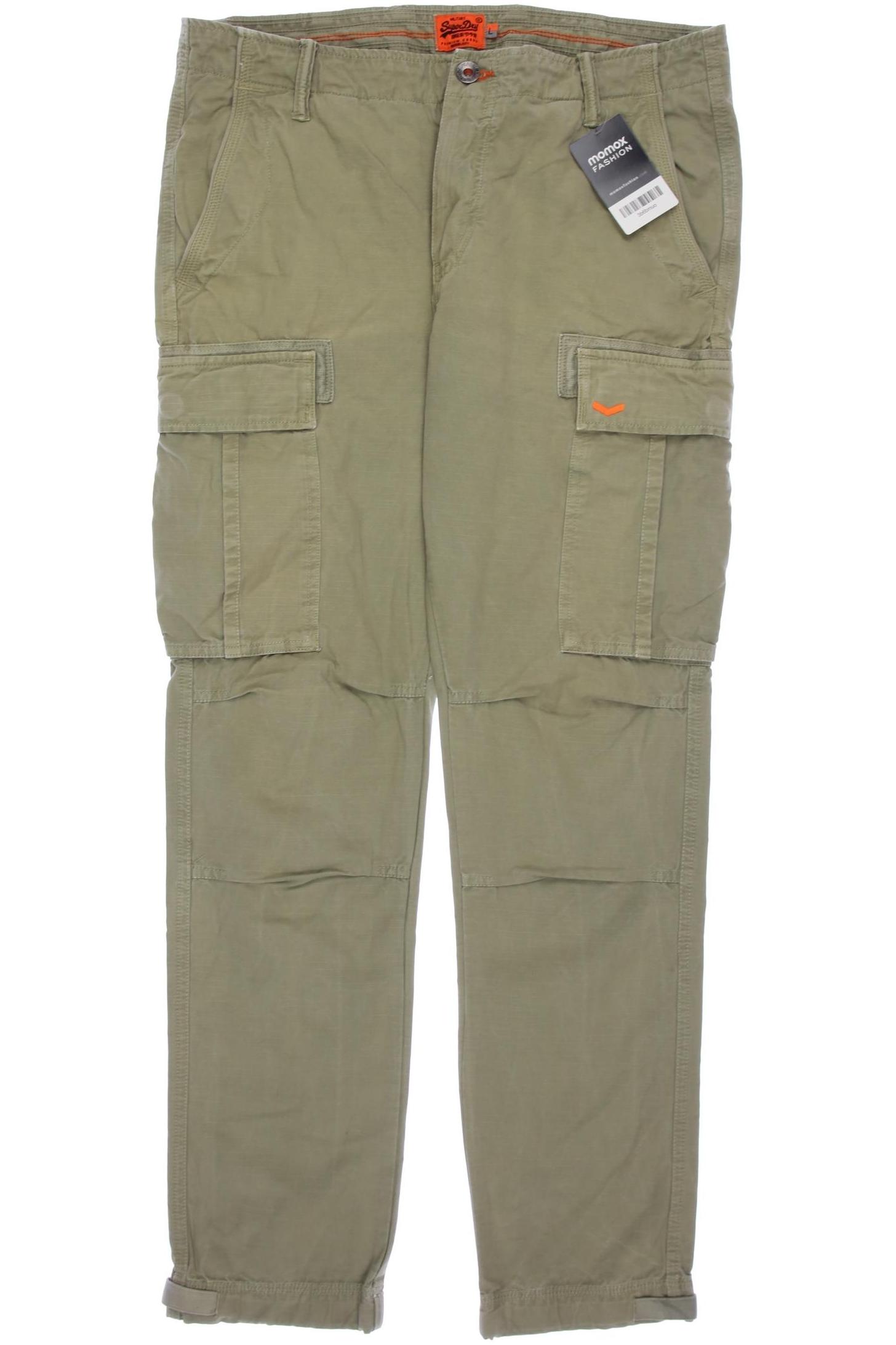 

Superdry Herren Stoffhose, grün, Gr. 0