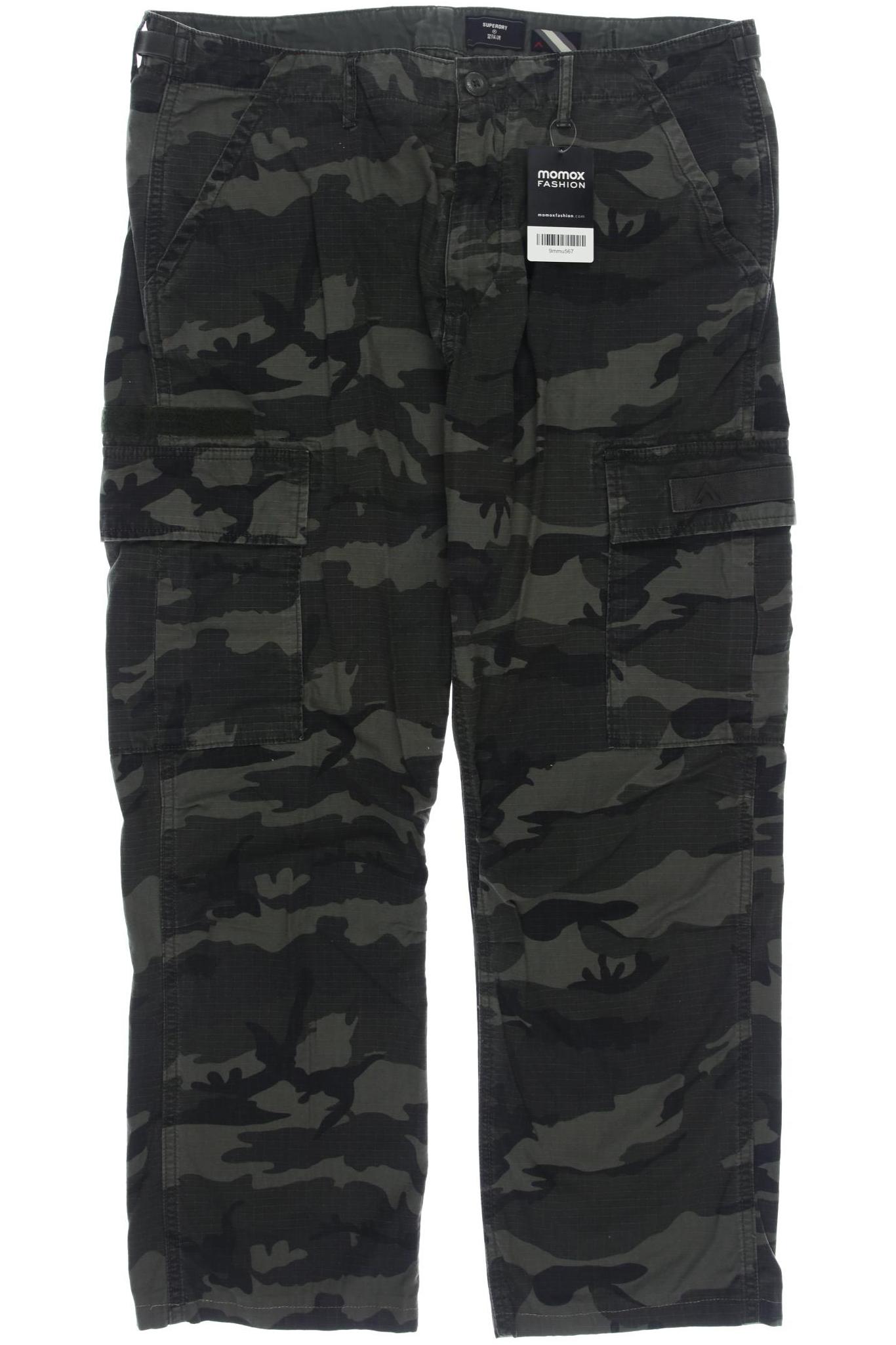 

Superdry Herren Stoffhose, grün, Gr. 36