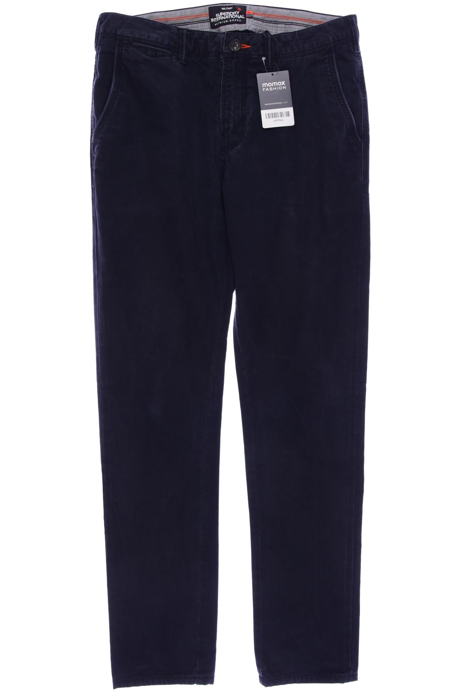 

Superdry Herren Stoffhose, schwarz