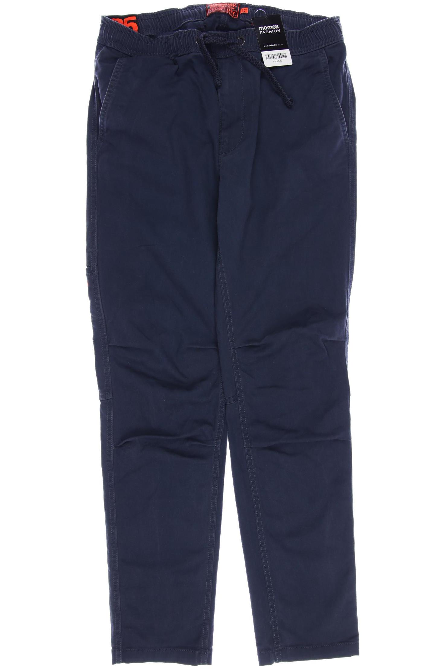 

Superdry Herren Stoffhose, marineblau