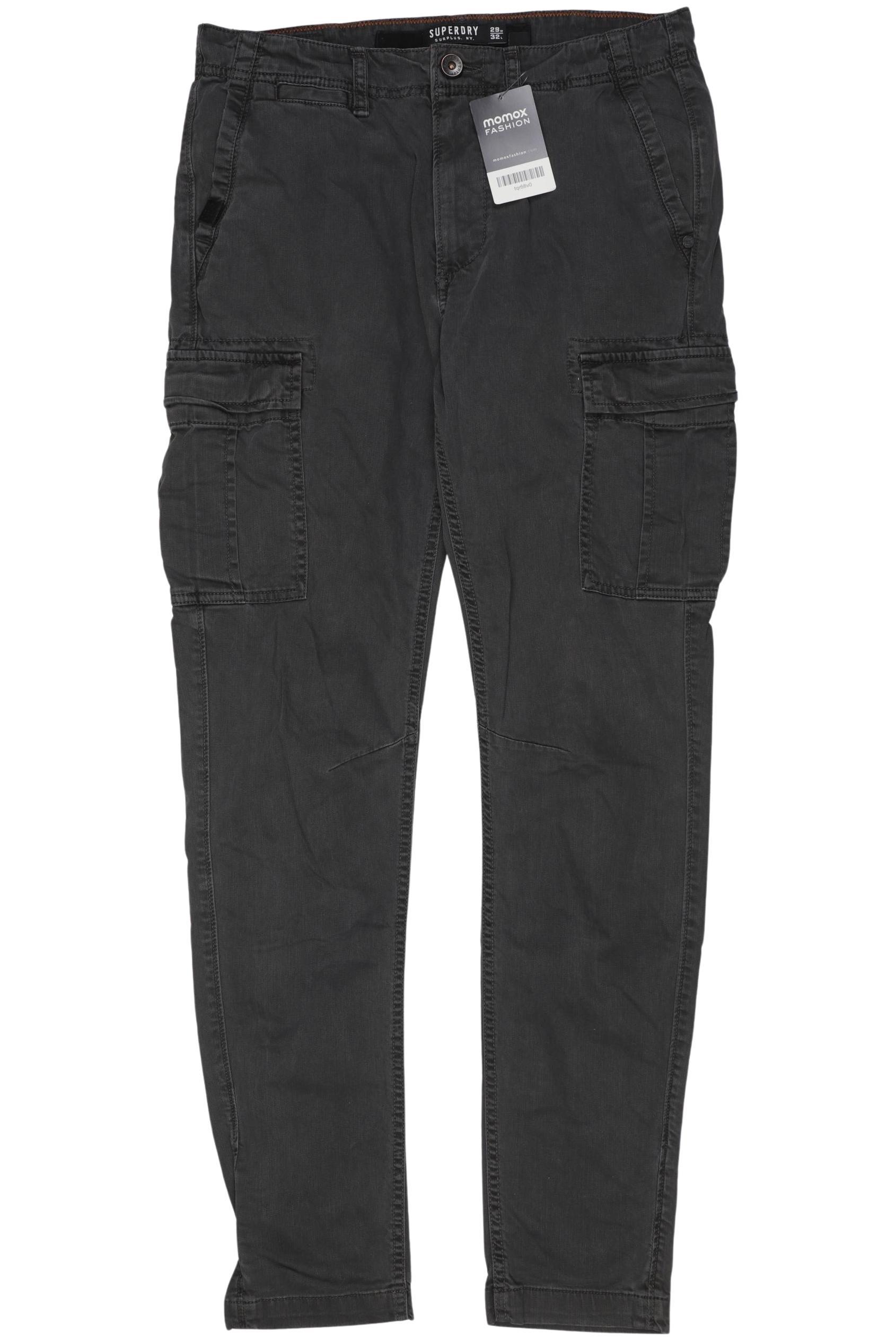 

Superdry Herren Stoffhose, grau, Gr. 29