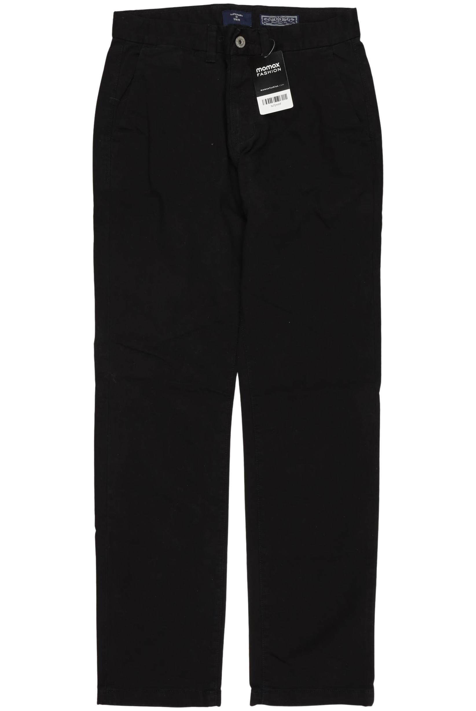

Superdry Herren Stoffhose, schwarz, Gr. 30