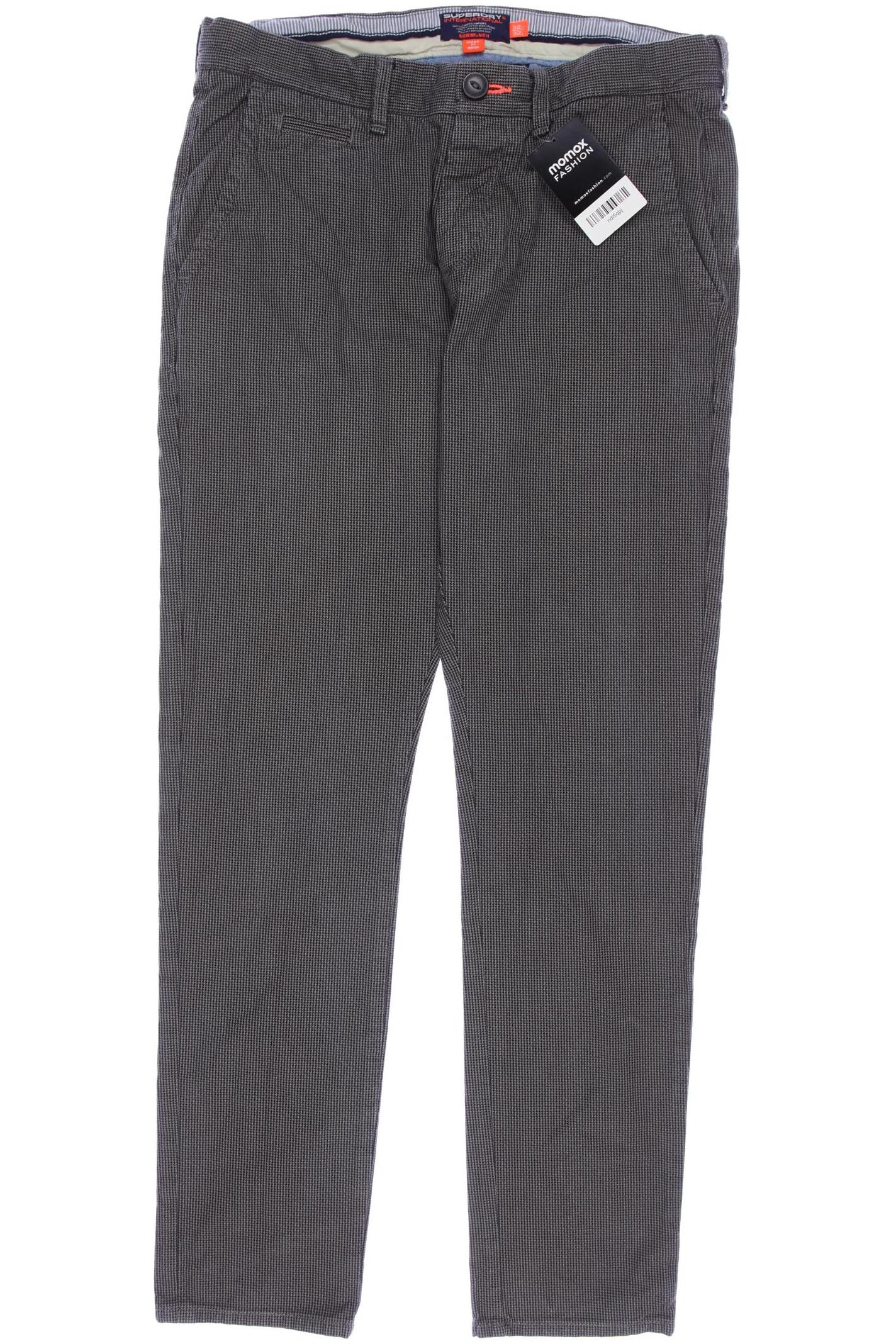 

Superdry Herren Stoffhose, grau, Gr. 32