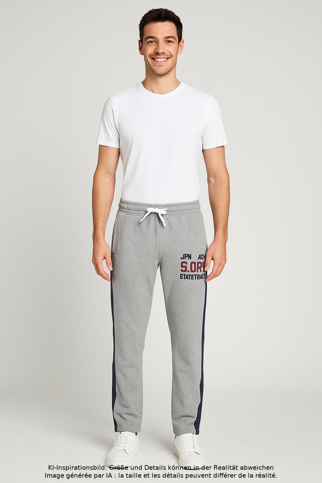 

Superdry Herren Stoffhose, grau, Gr. 0