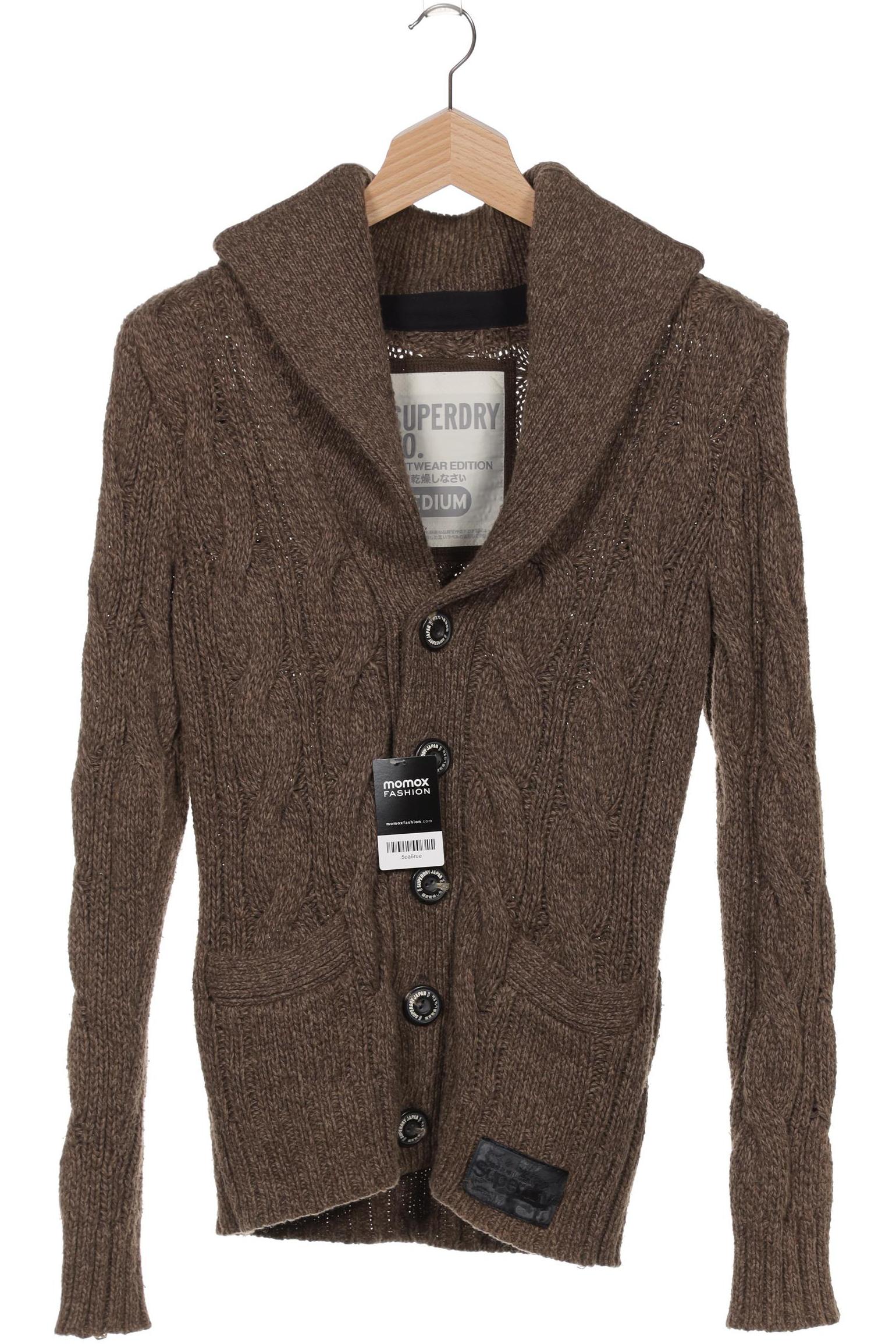 

Superdry Herren Strickjacke, braun, Gr. 48