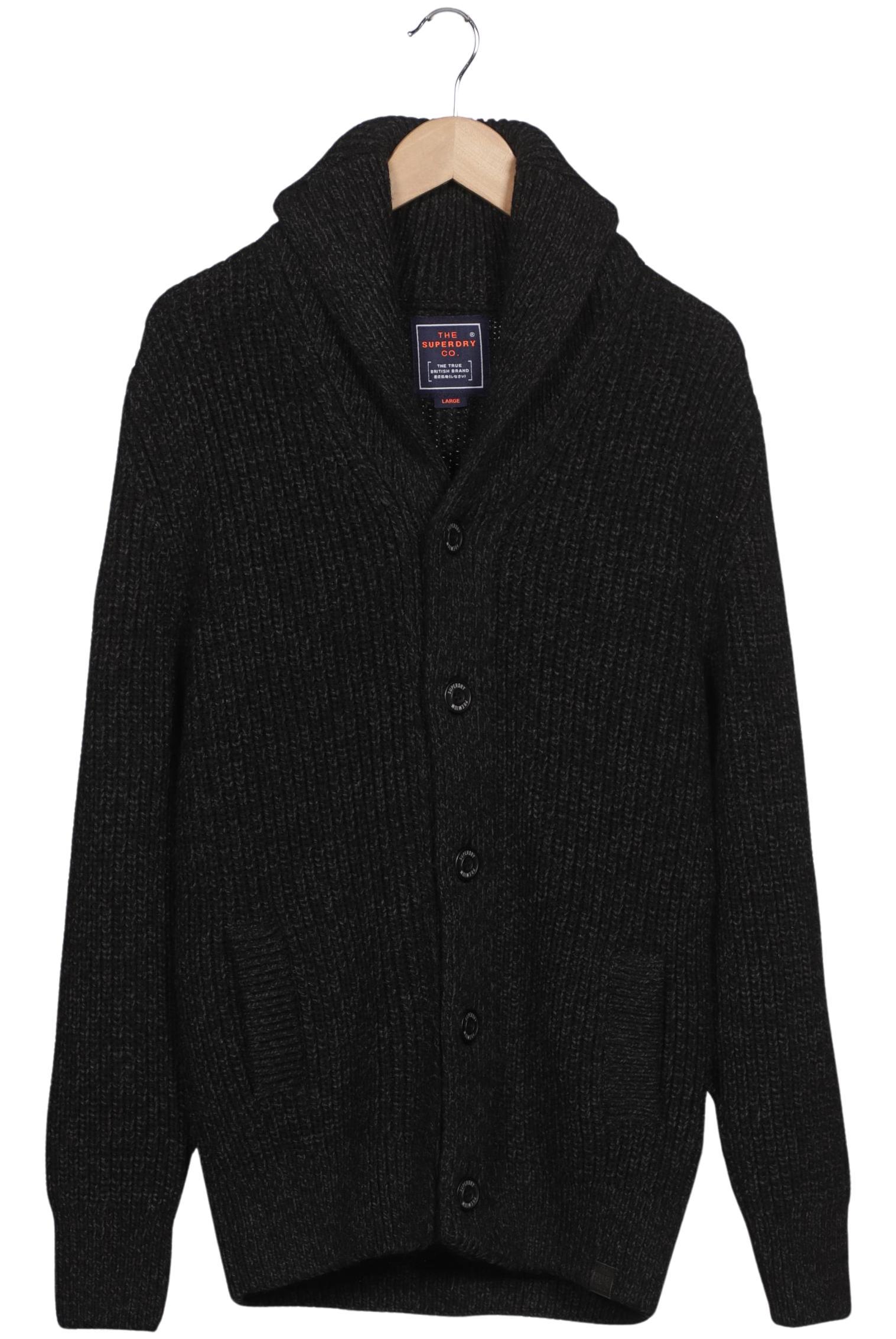 

Superdry Herren Strickjacke, grau, Gr. 52