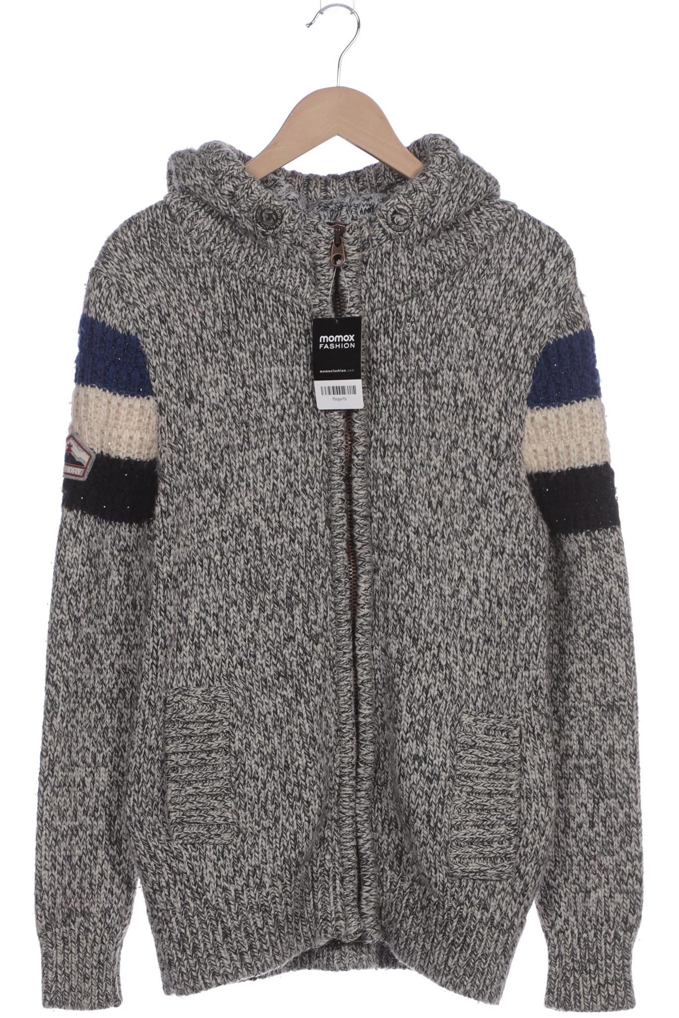 

Superdry Herren Strickjacke, grau, Gr. 48