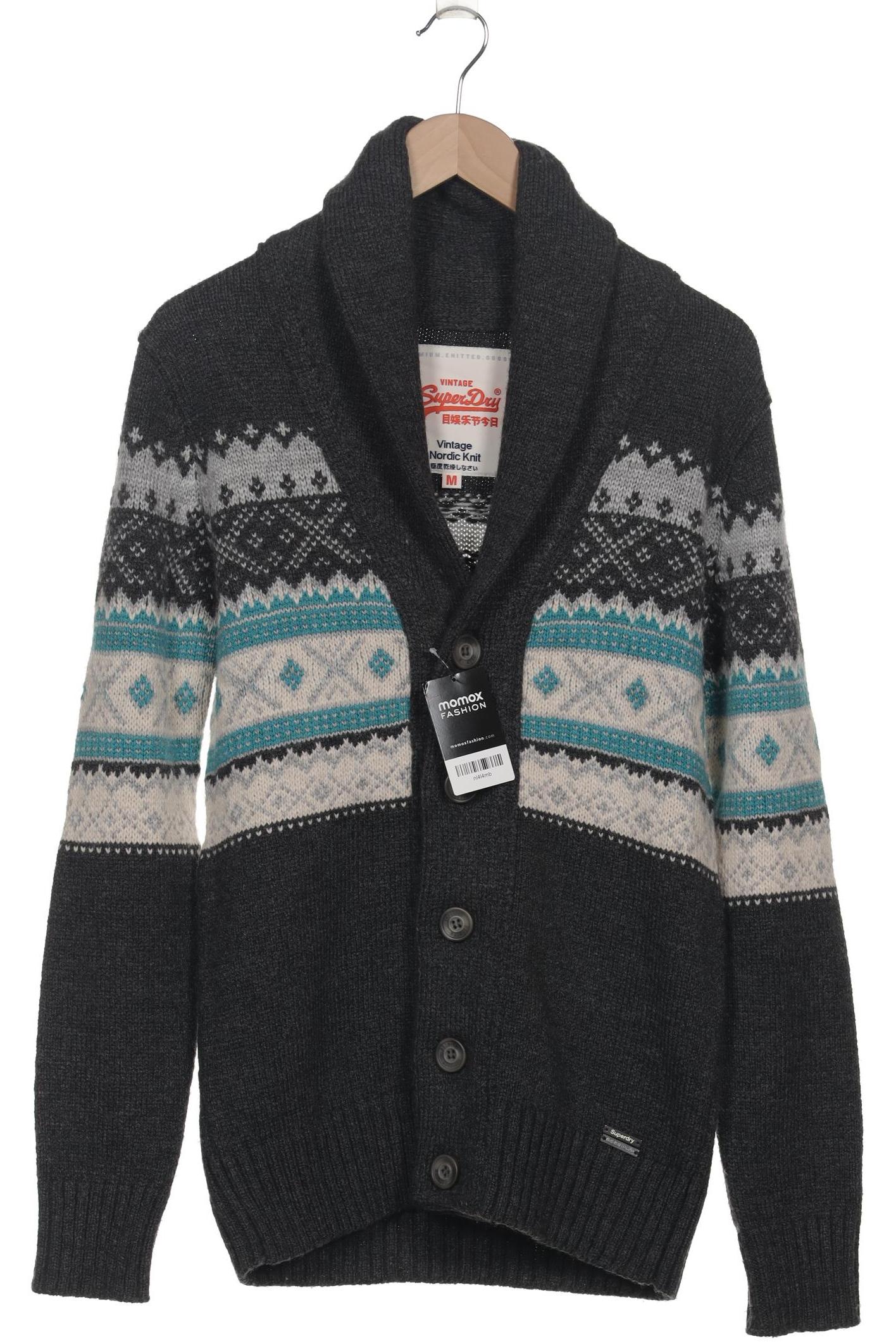 

Superdry Herren Strickjacke, grau, Gr. 48