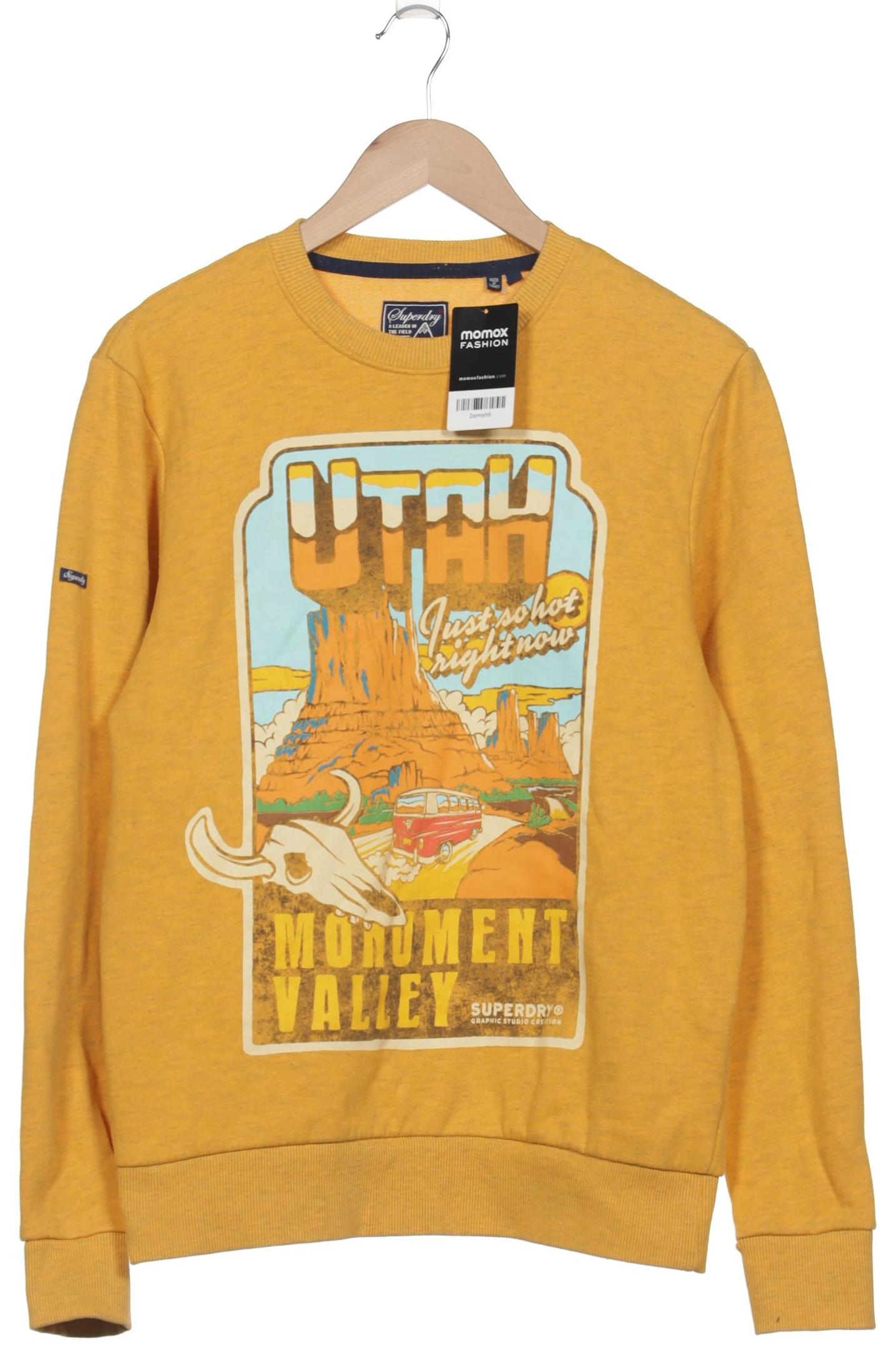 

Superdry Herren Sweatshirt, gelb, Gr. 46